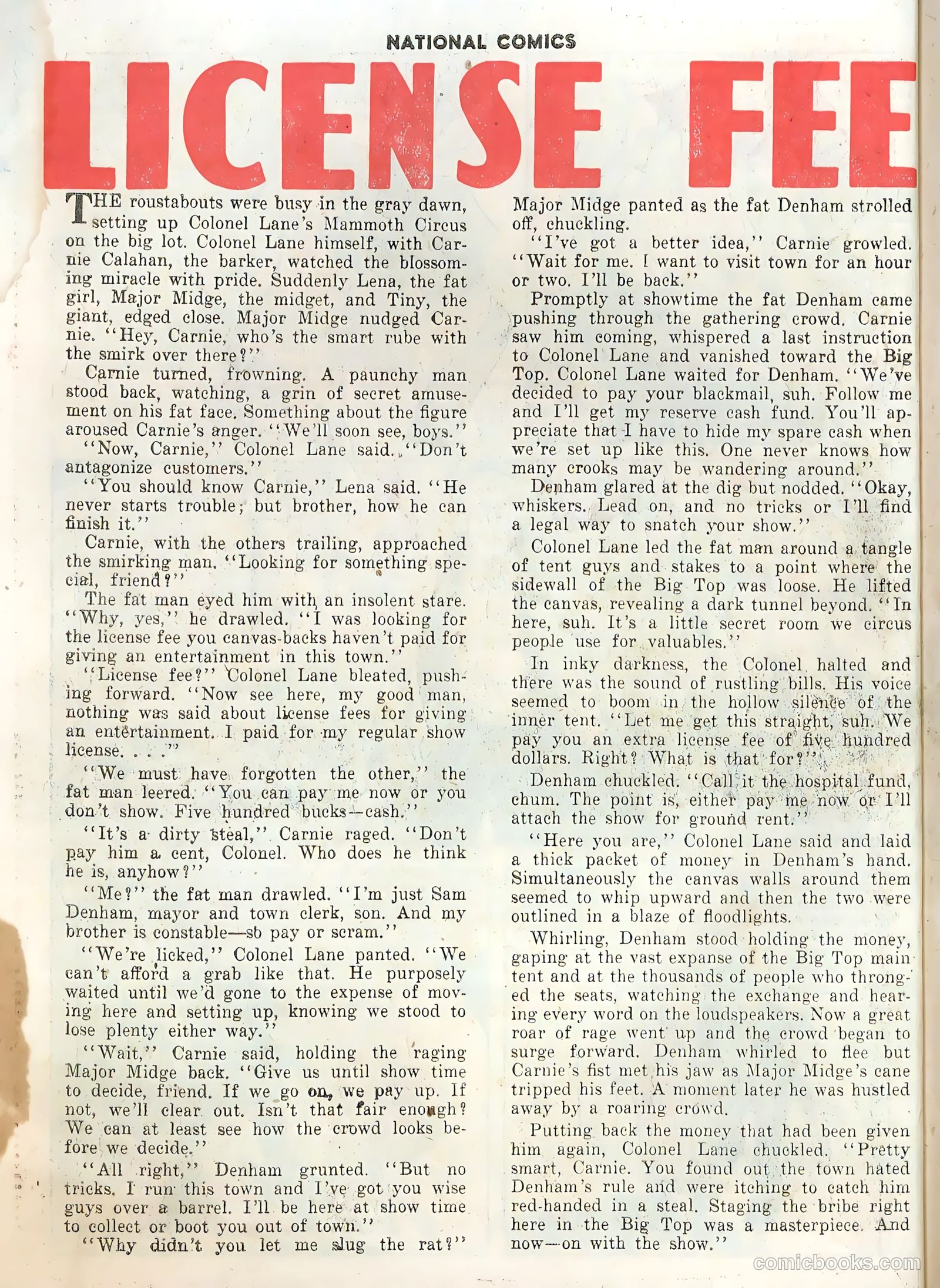 National Comics #74 (1949) — page 28 of 36