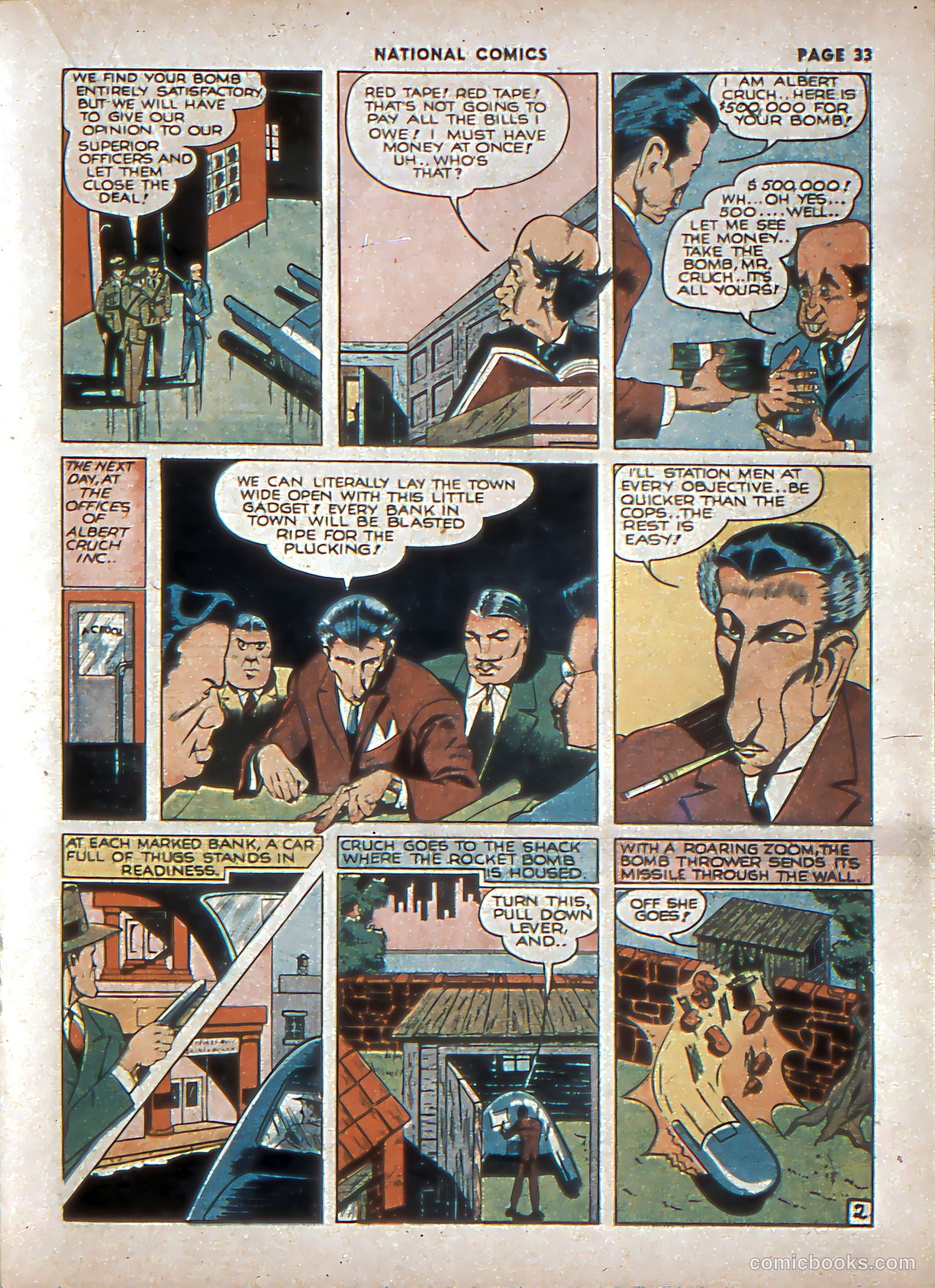 National Comics #8 (1941) — page 36 of 70