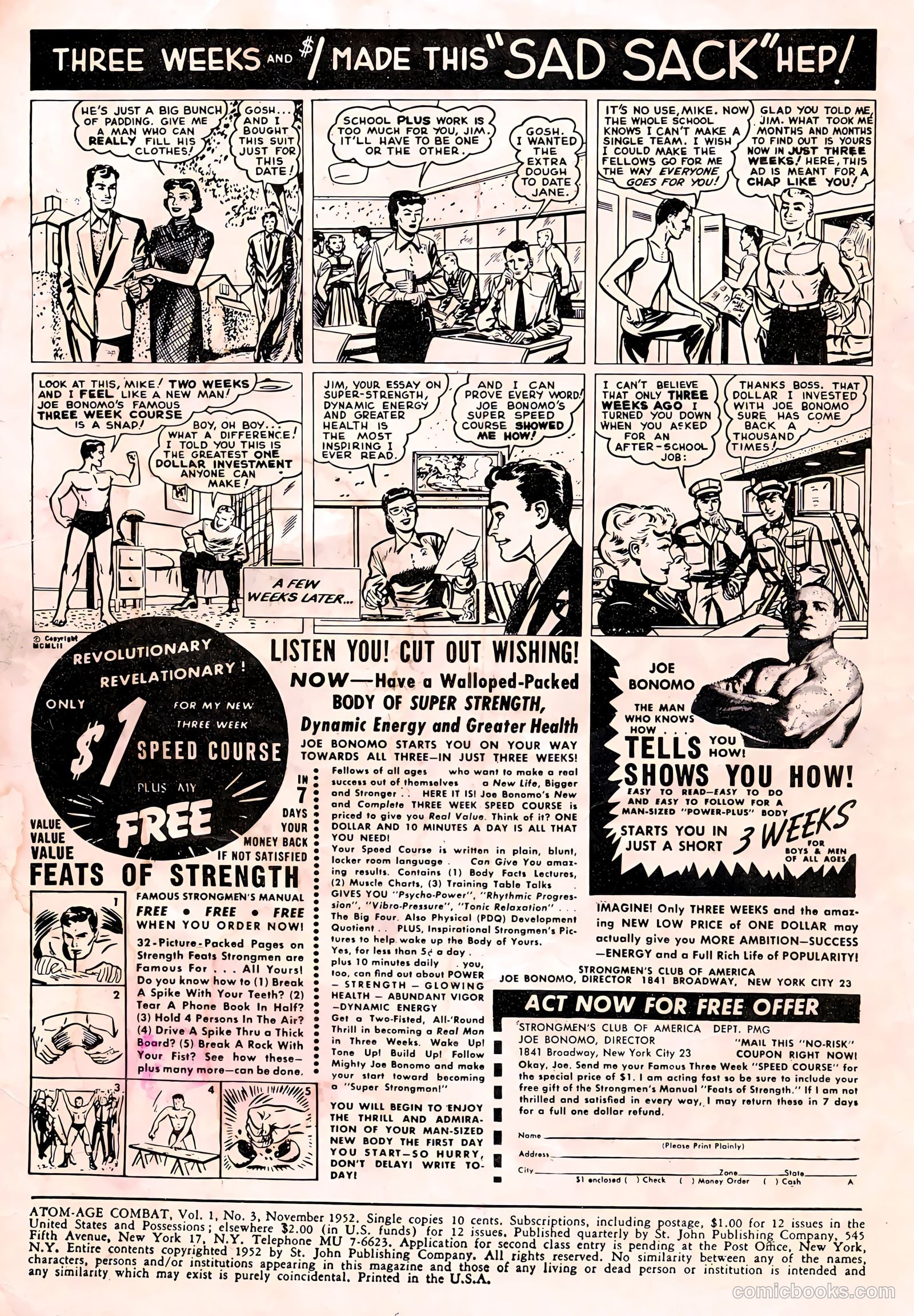 Atom-Age Combat #3 (1952) — page 2 of 36
