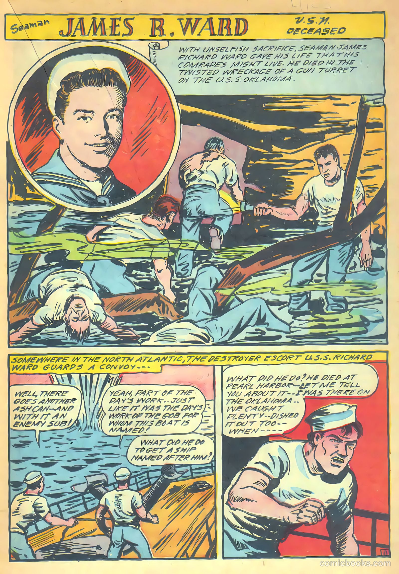 Navy Heroes #1 (1945) — page 19 of 35