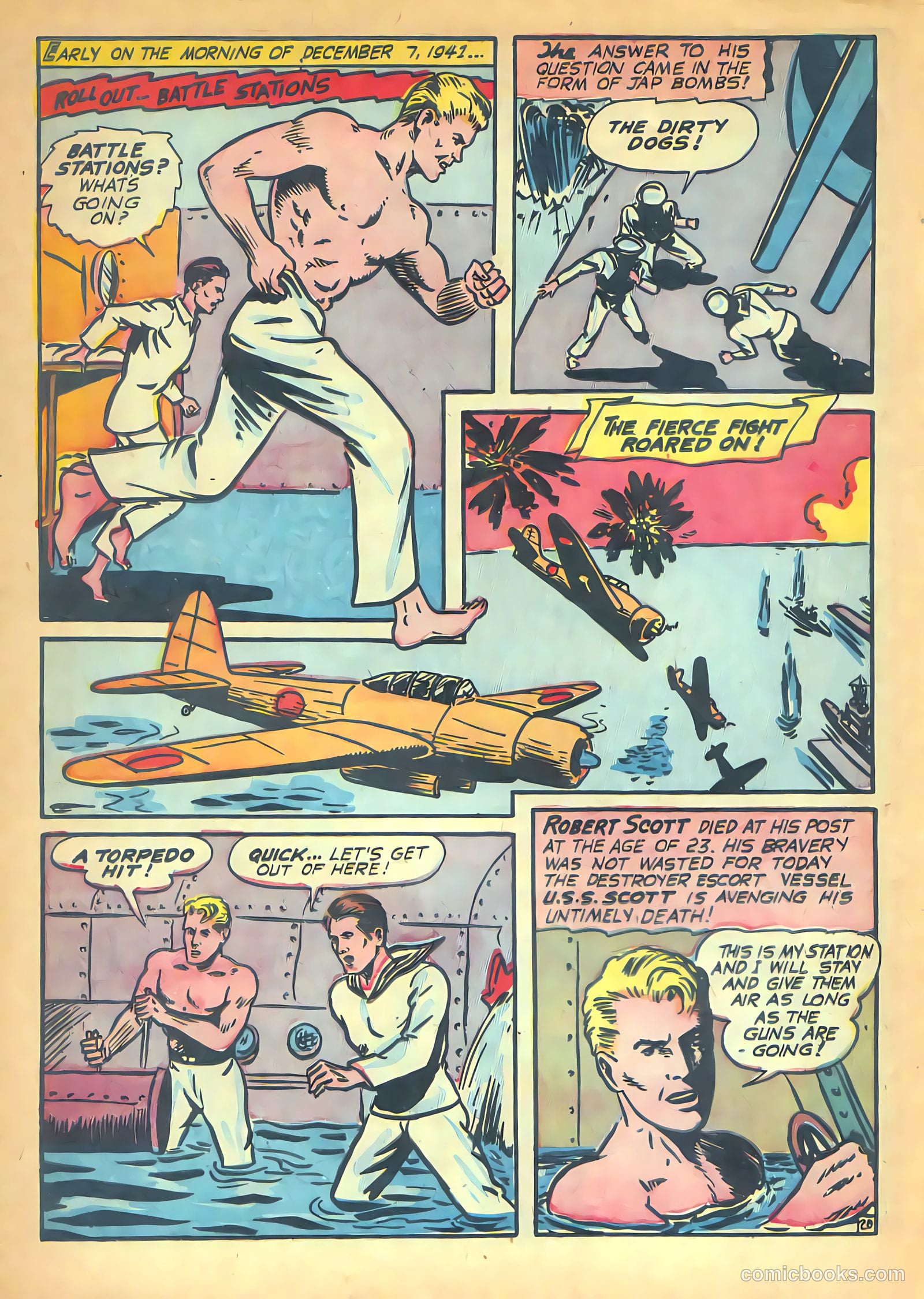 Navy Heroes #1 (1945) — page 22 of 35