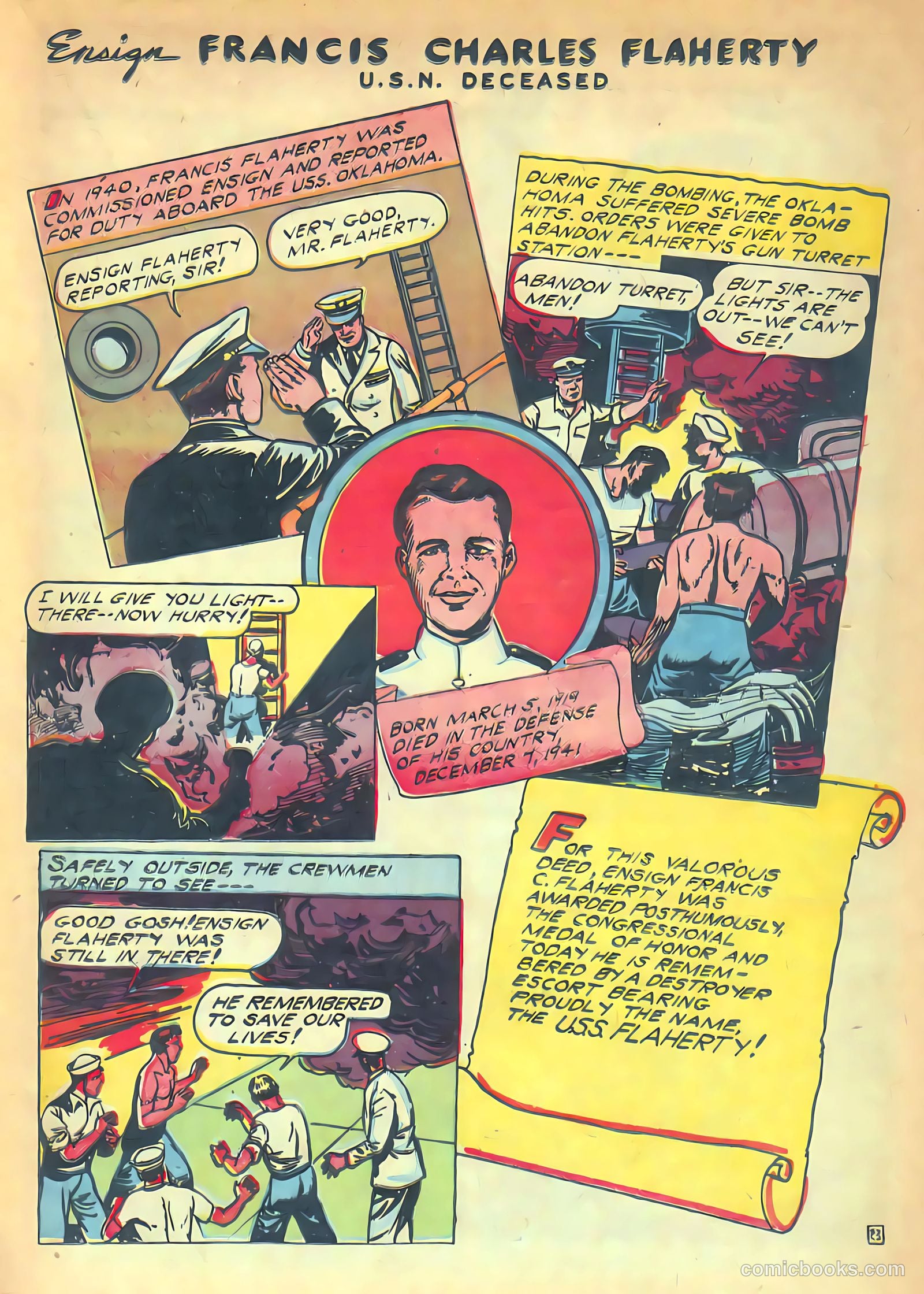 Navy Heroes #1 (1945) — page 25 of 35