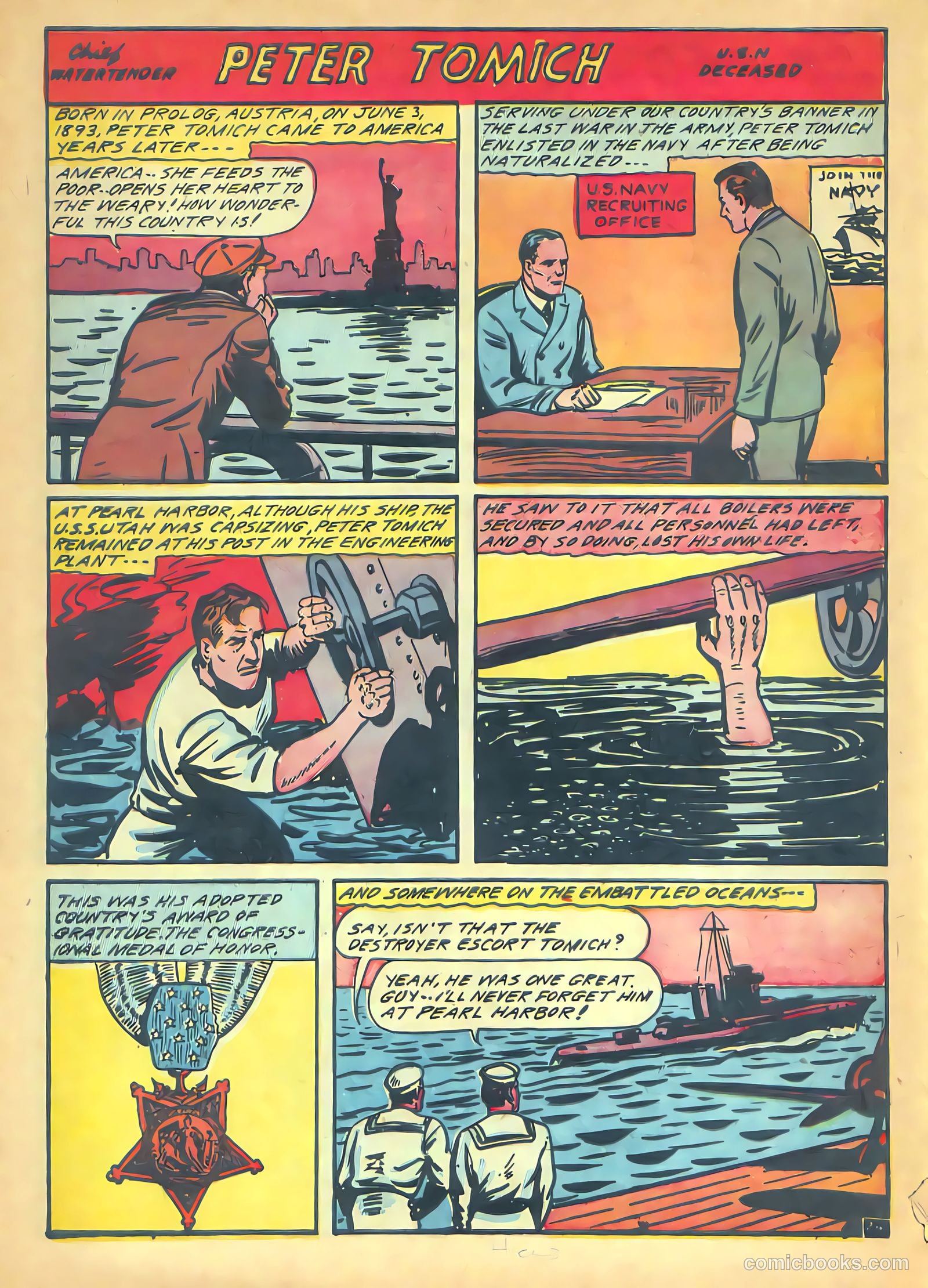 Navy Heroes #1 (1945) — page 28 of 35