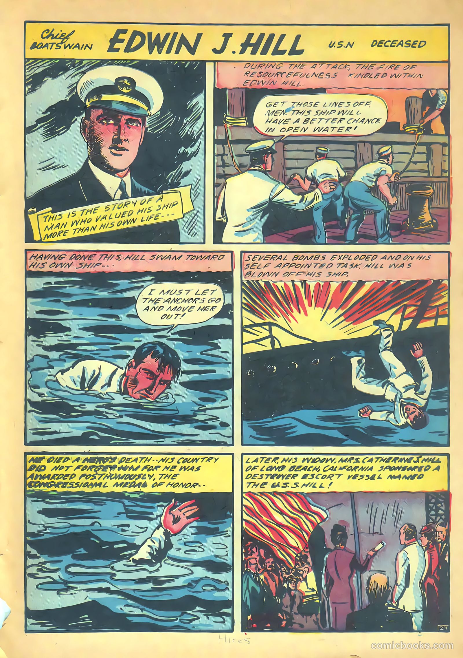 Navy Heroes #1 (1945) — page 29 of 35