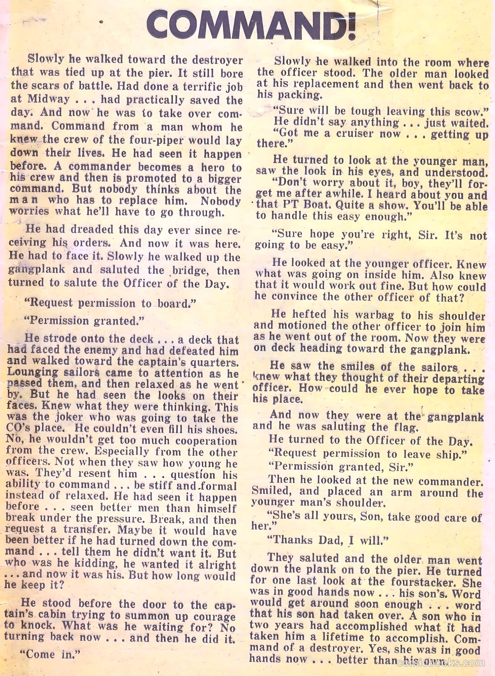 Navy Patrol #1 (1955) — page 20 of 37