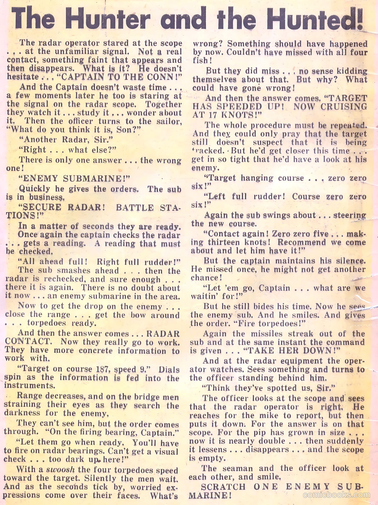 Navy Patrol #1 (1955) — page 33 of 37