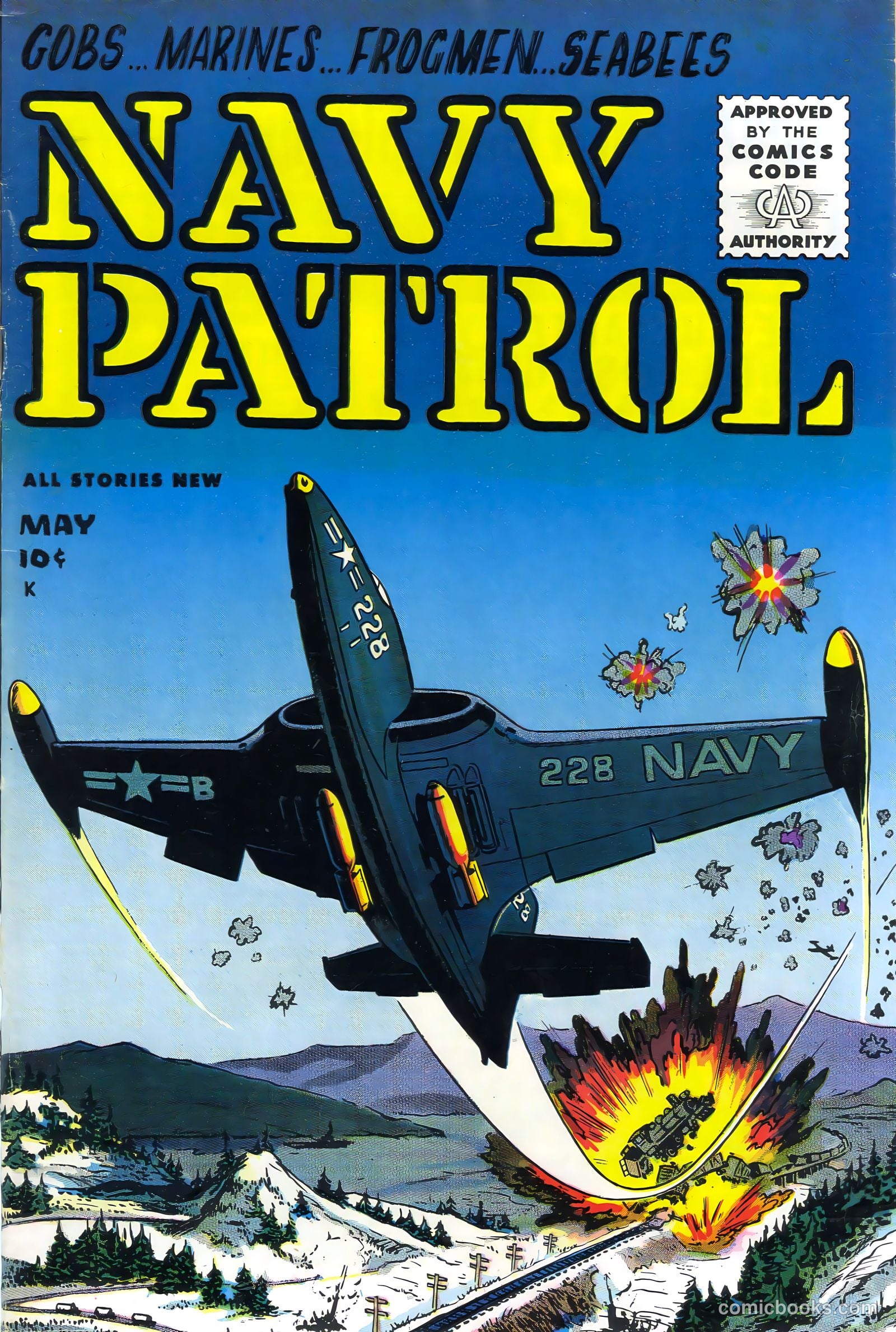 Navy Patrol #1 (1955) — page 37 of 37