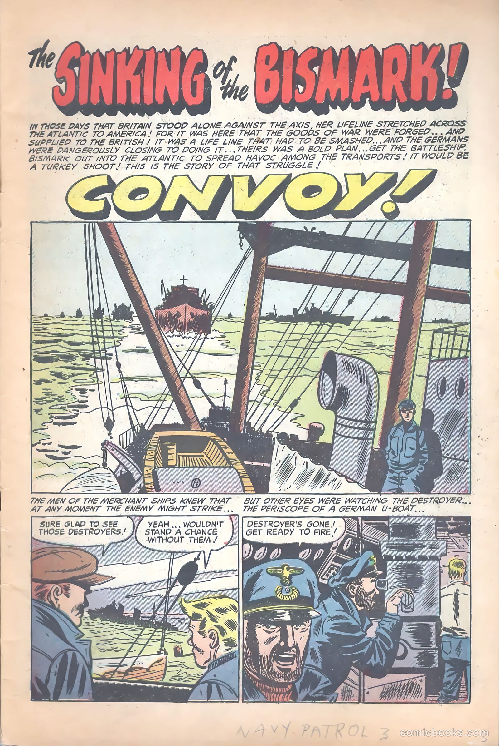 Navy Patrol #3 (1955) — page 3 of 36