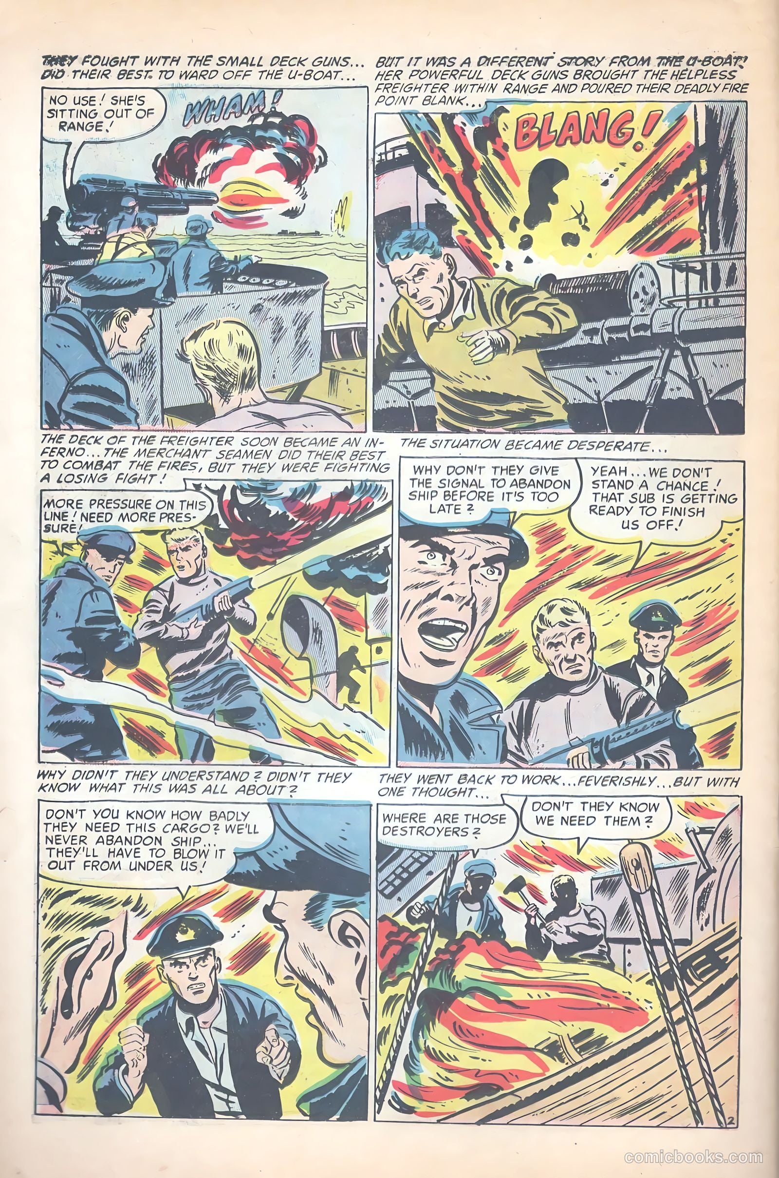 Navy Patrol #3 (1955) — page 32 of 36