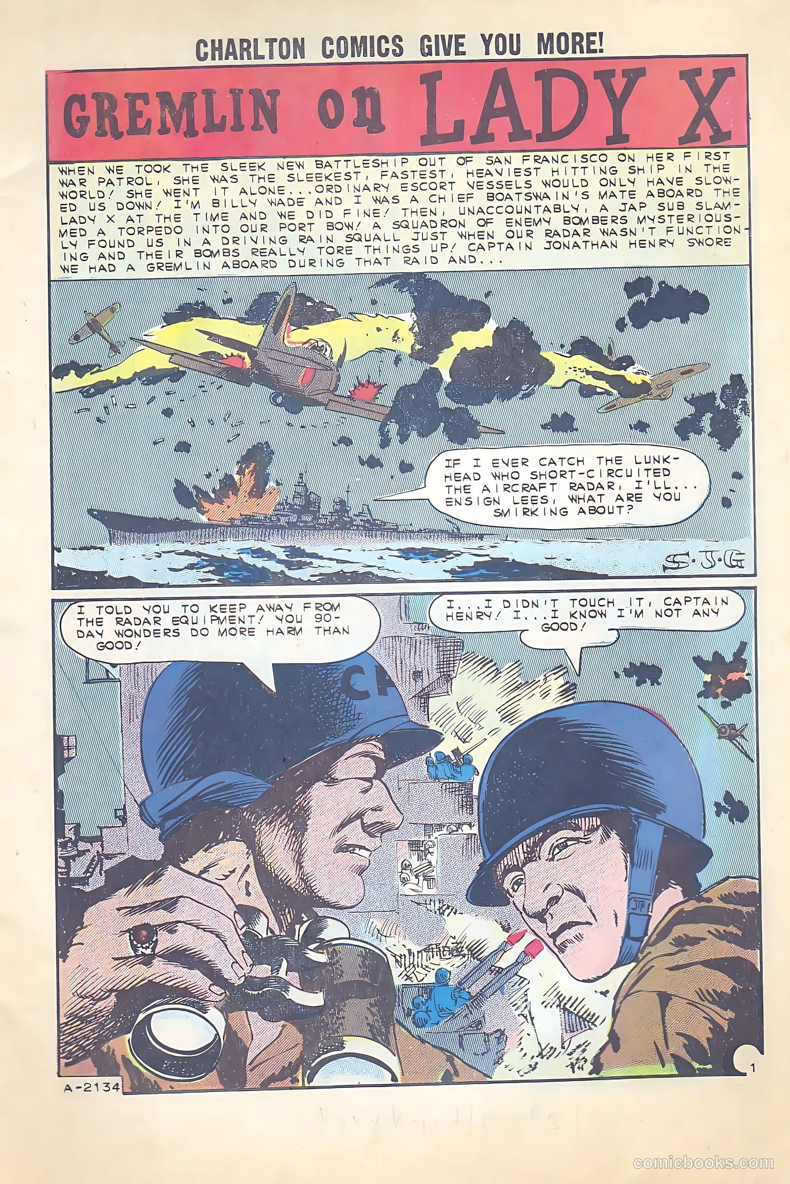 Navy War Heroes #1 (1964) — page 3 of 36