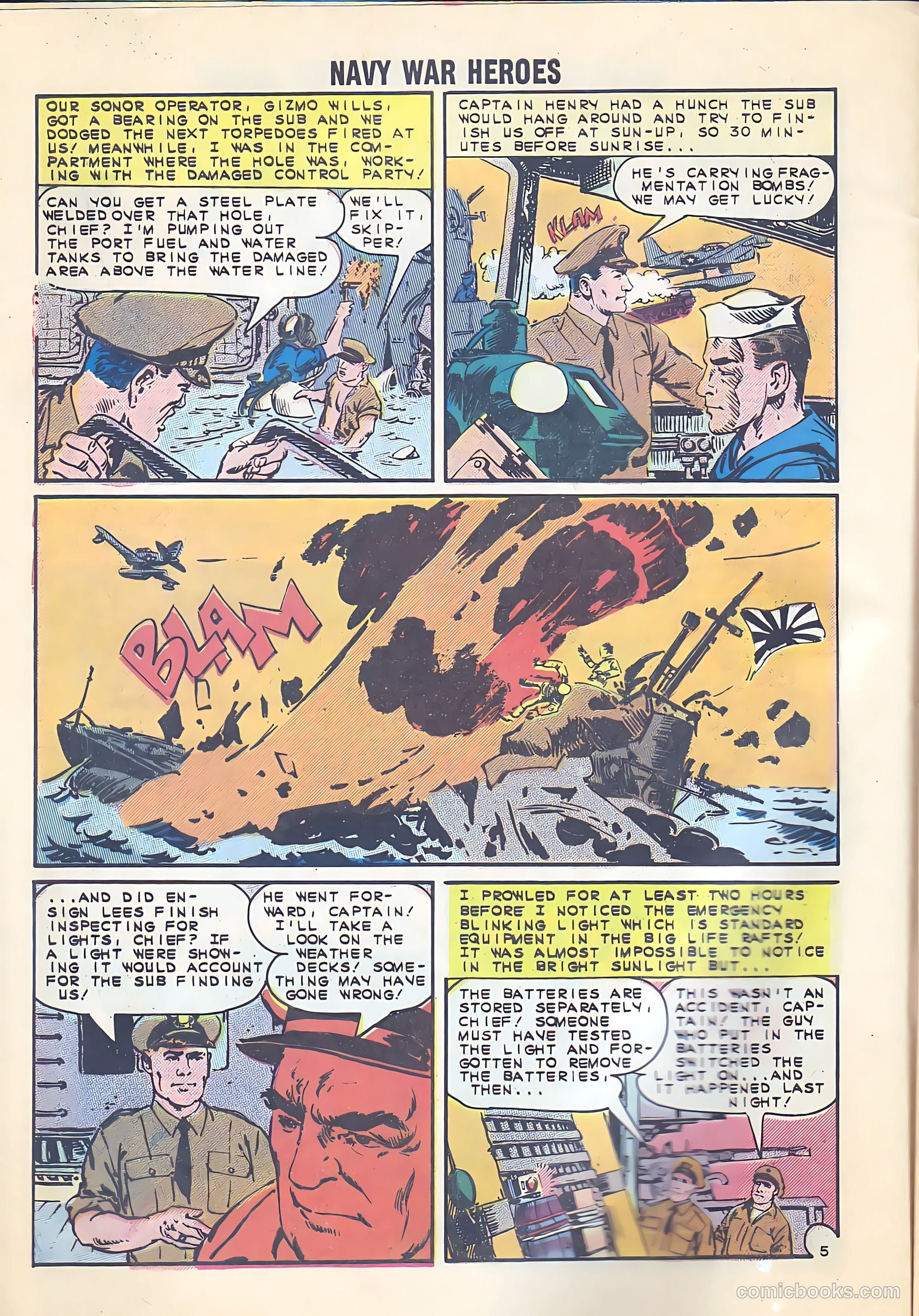 Navy War Heroes #1 (1964) — page 8 of 36