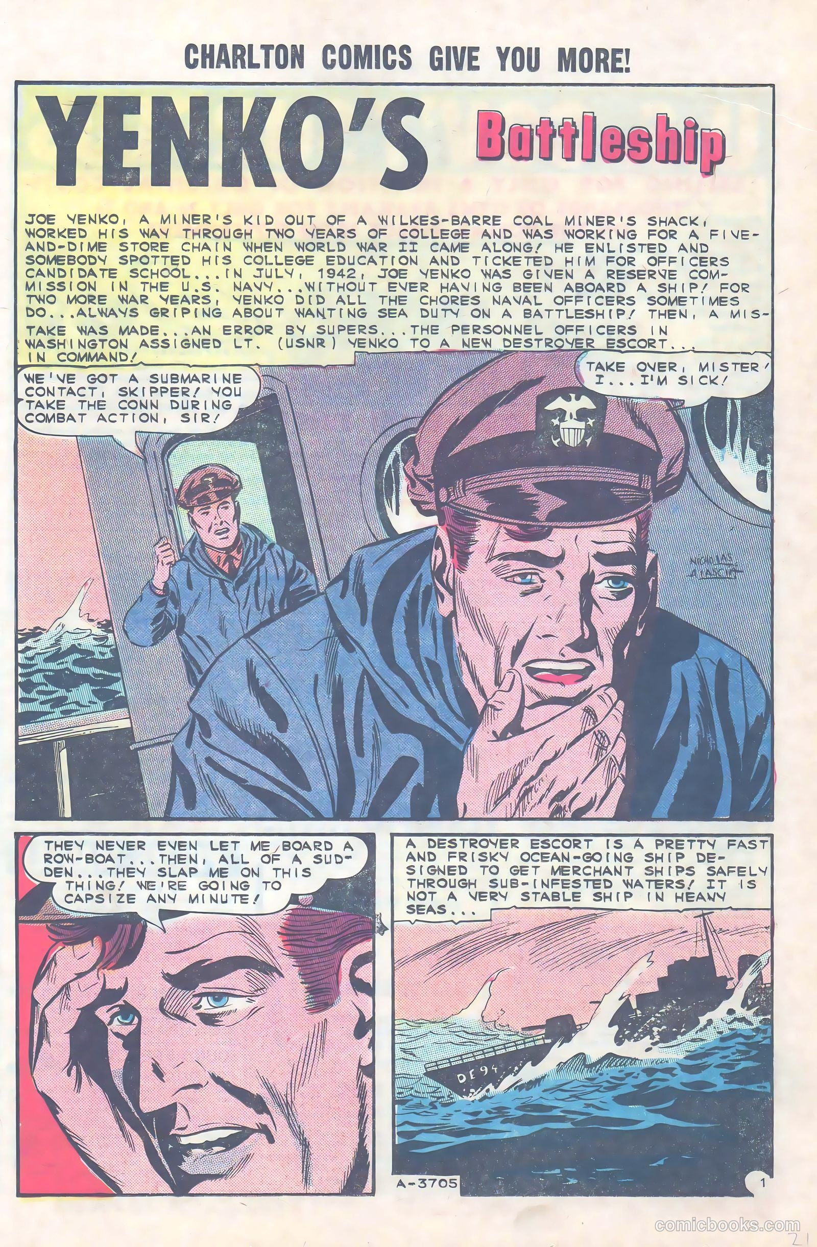 Navy War Heroes #4 (1964) — page 21 of 36