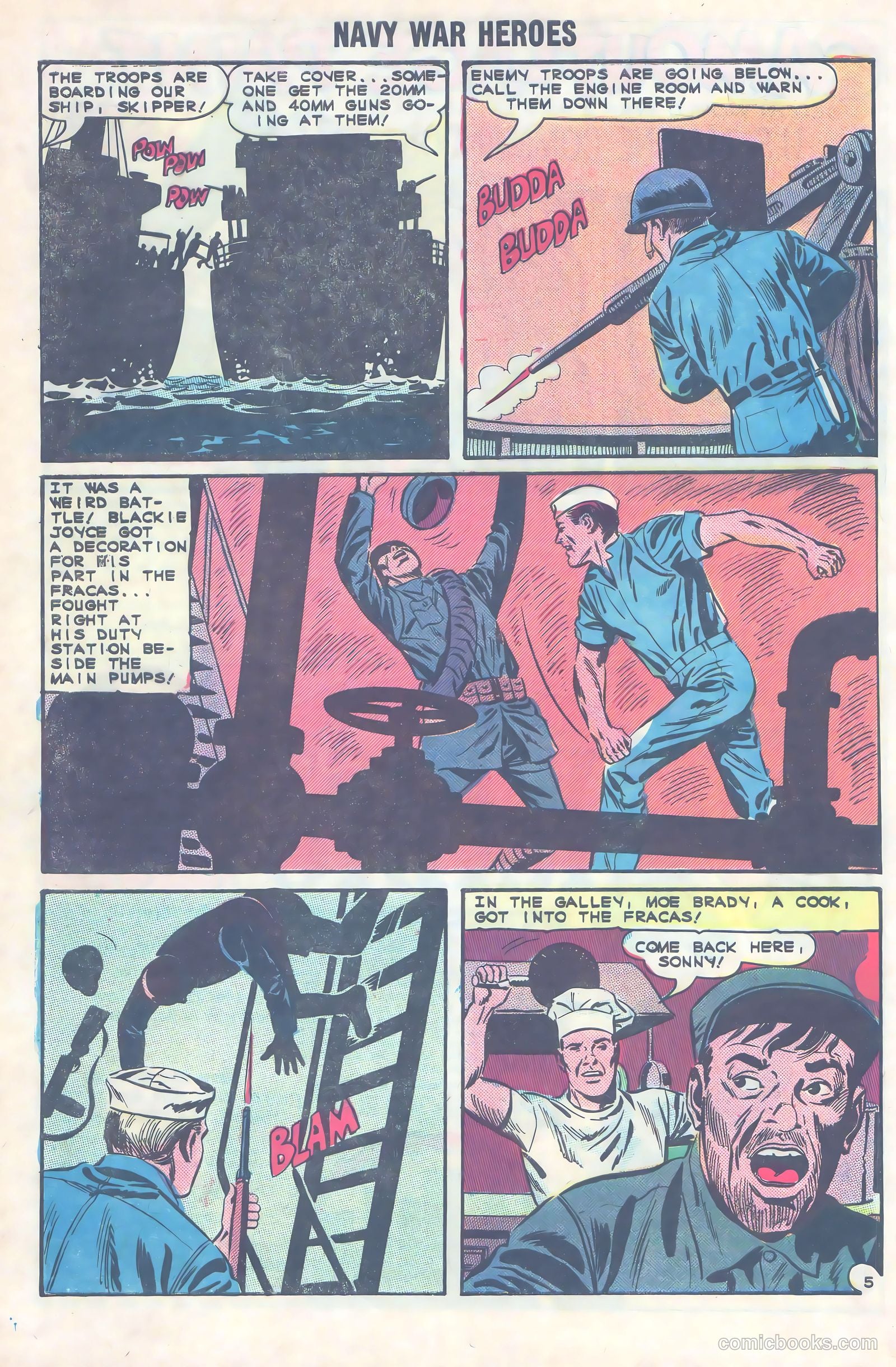 Navy War Heroes #4 (1964) — page 32 of 36
