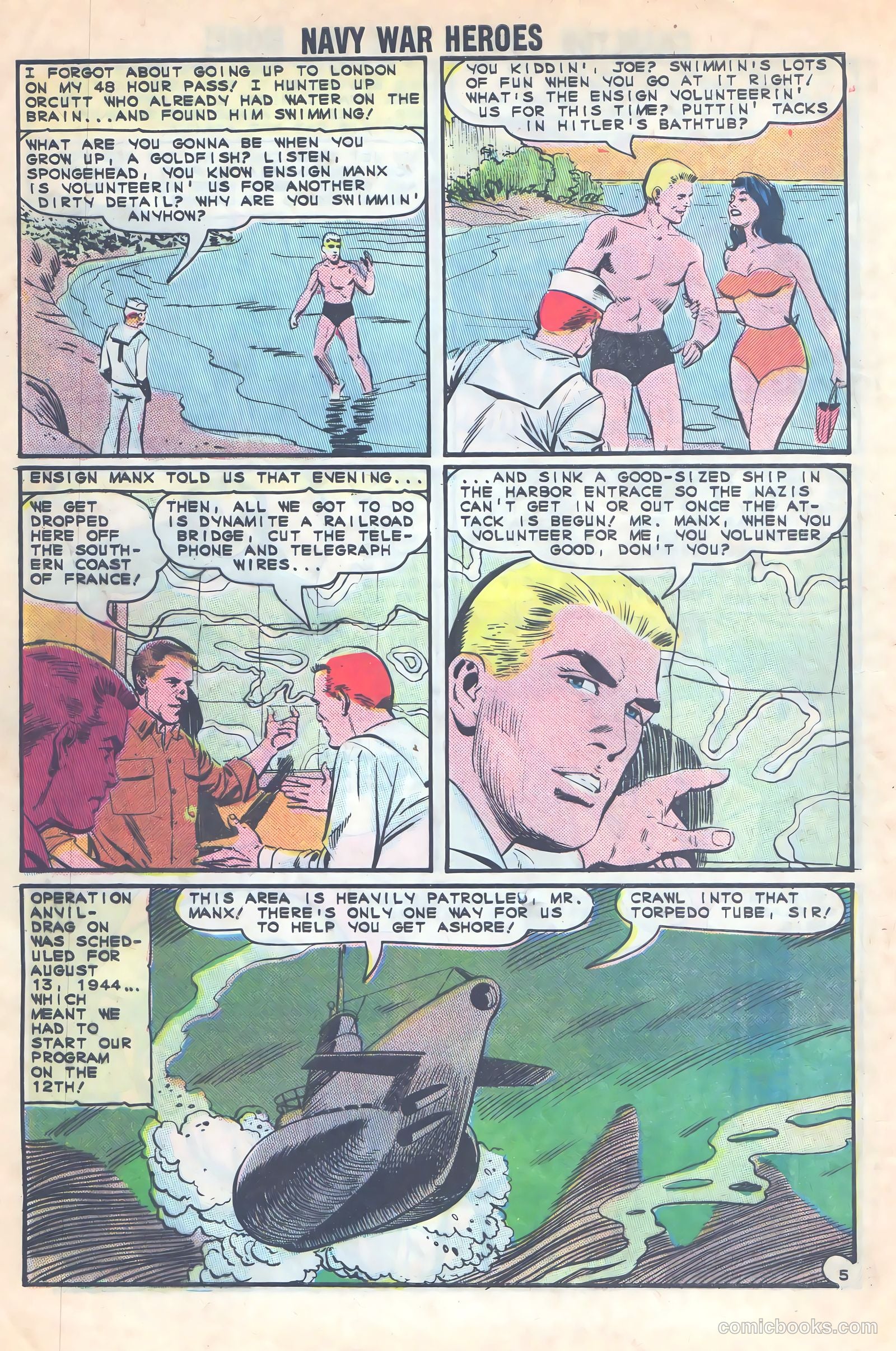 Navy War Heroes #5 (1964) — page 9 of 38