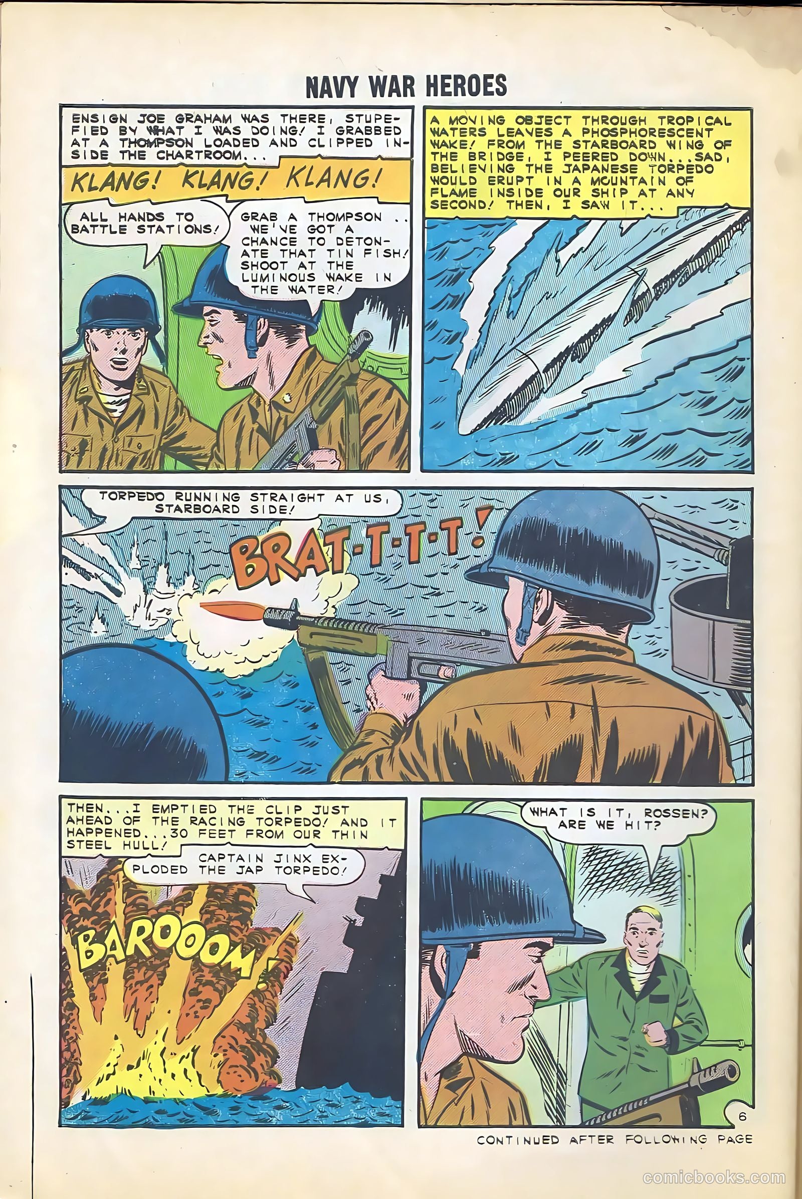 Navy War Heroes #7 (1965) — page 30 of 36