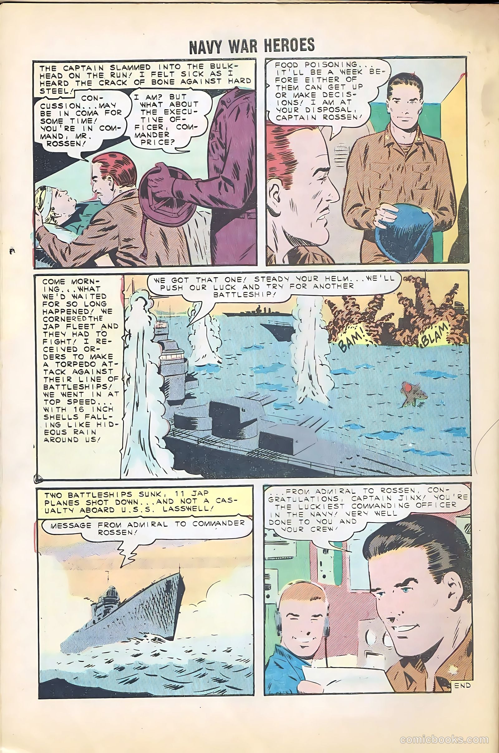 Navy War Heroes #7 (1965) — page 32 of 36