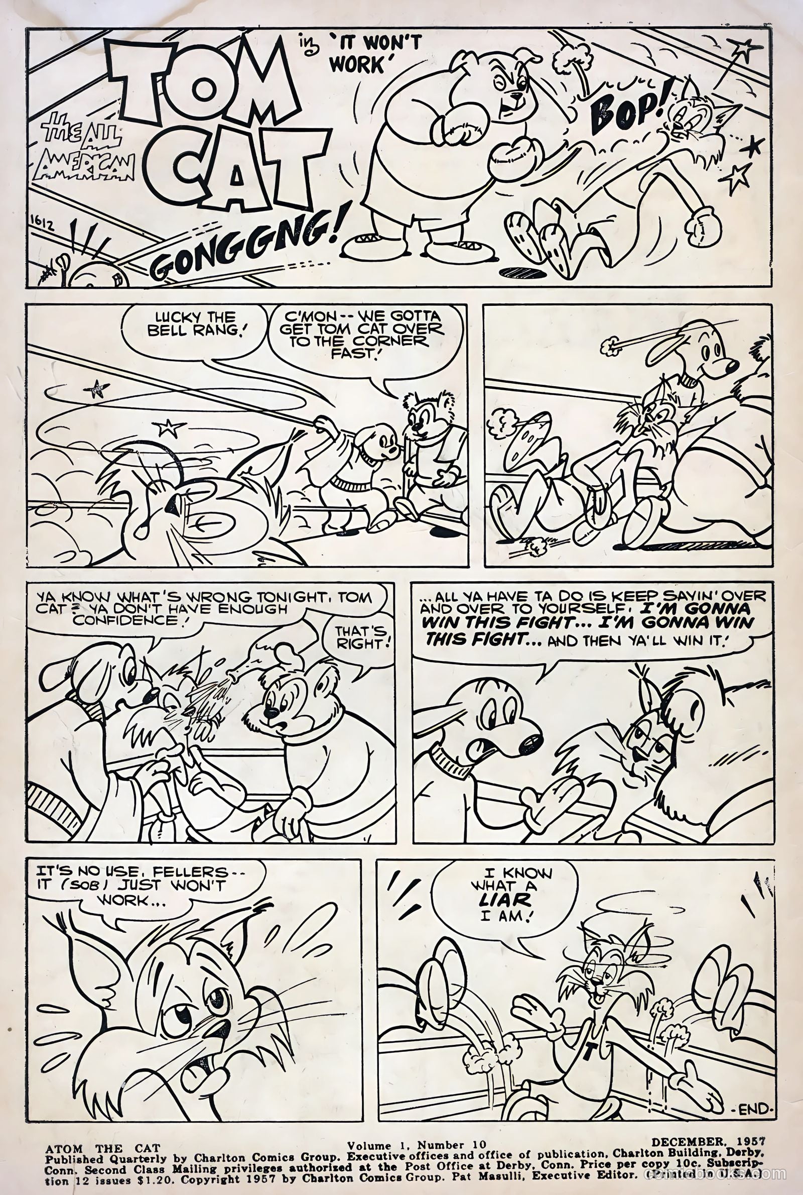 Atom the Cat #10 (1957) — page 2 of 36