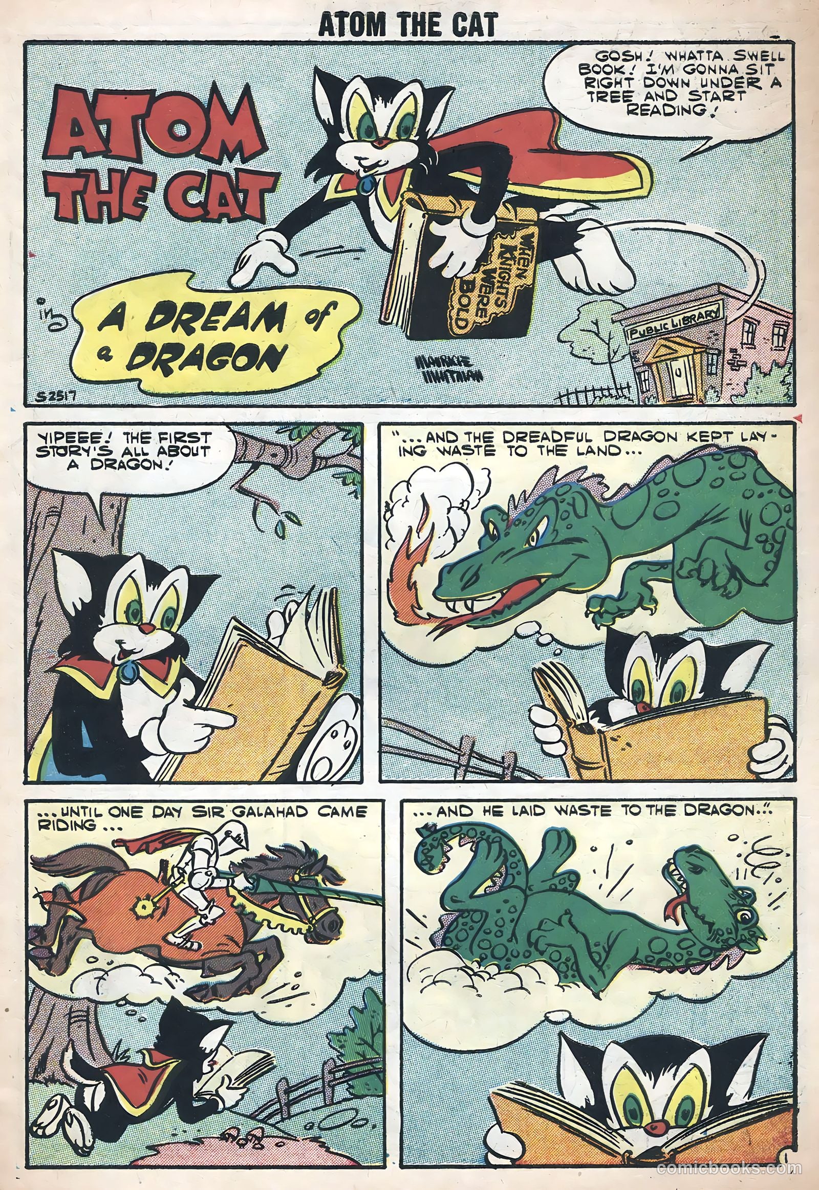 Atom the Cat #10 (1957) — page 7 of 36
