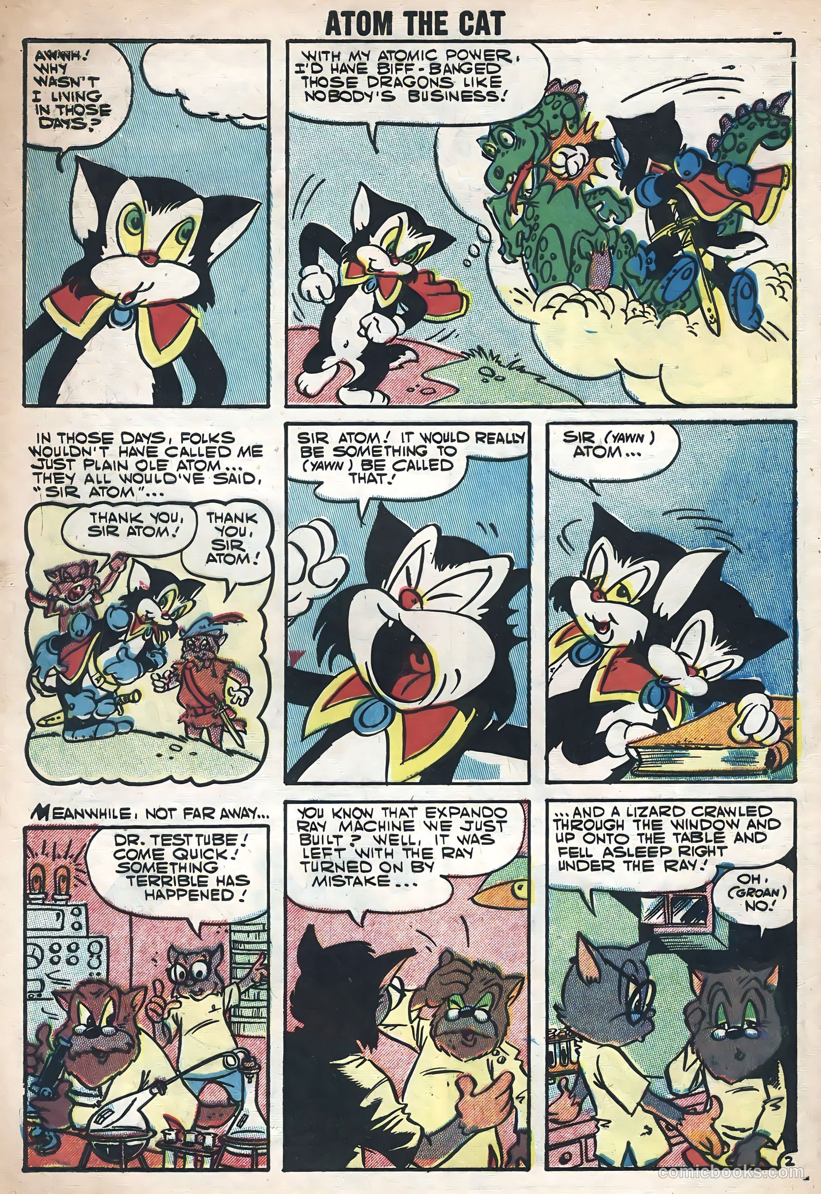 Atom the Cat #10 (1957) — page 8 of 36