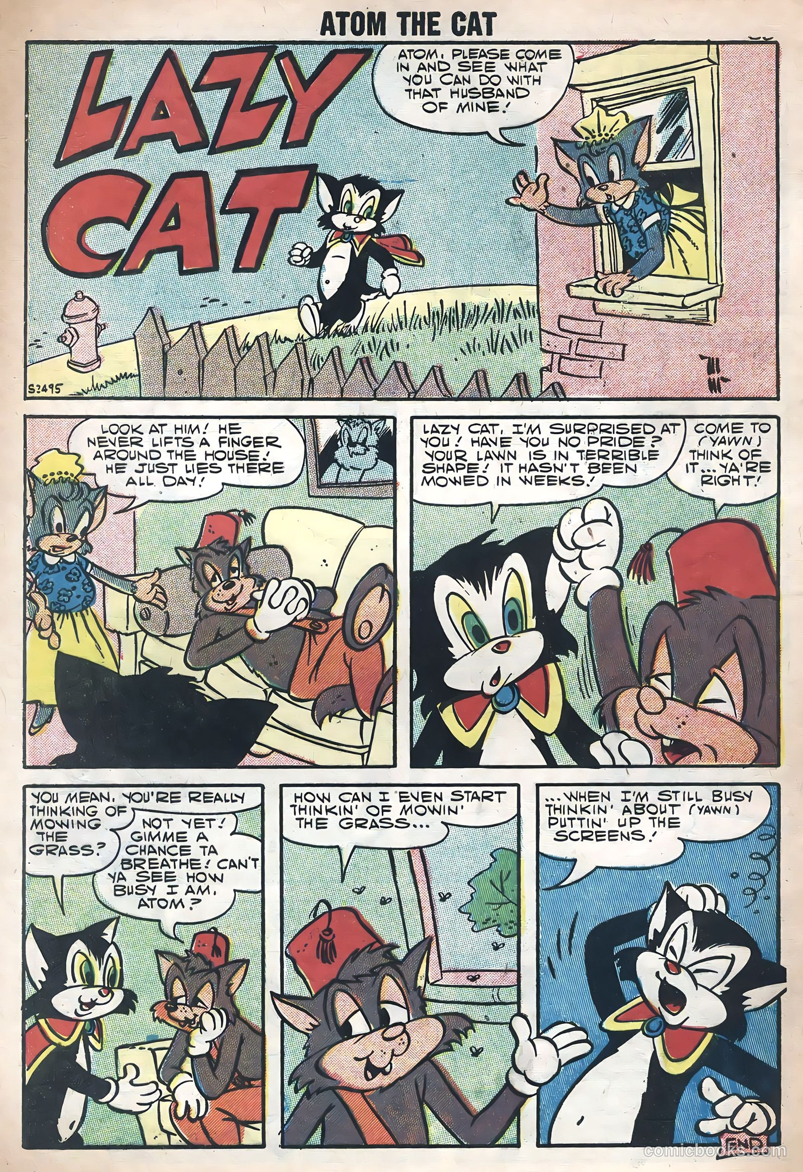 Atom the Cat #10 (1957) — page 32 of 36