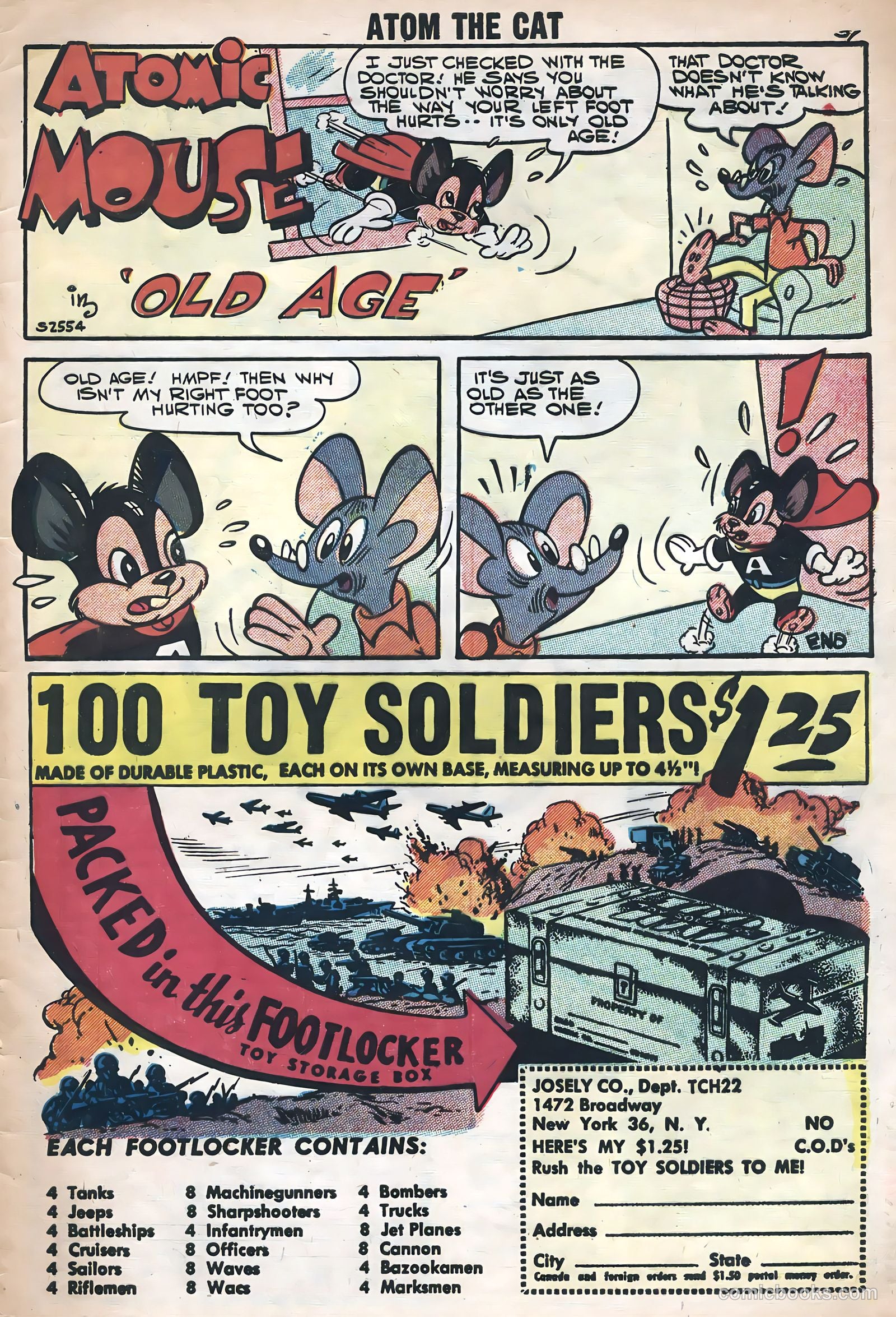 Atom the Cat #10 (1957) — page 33 of 36