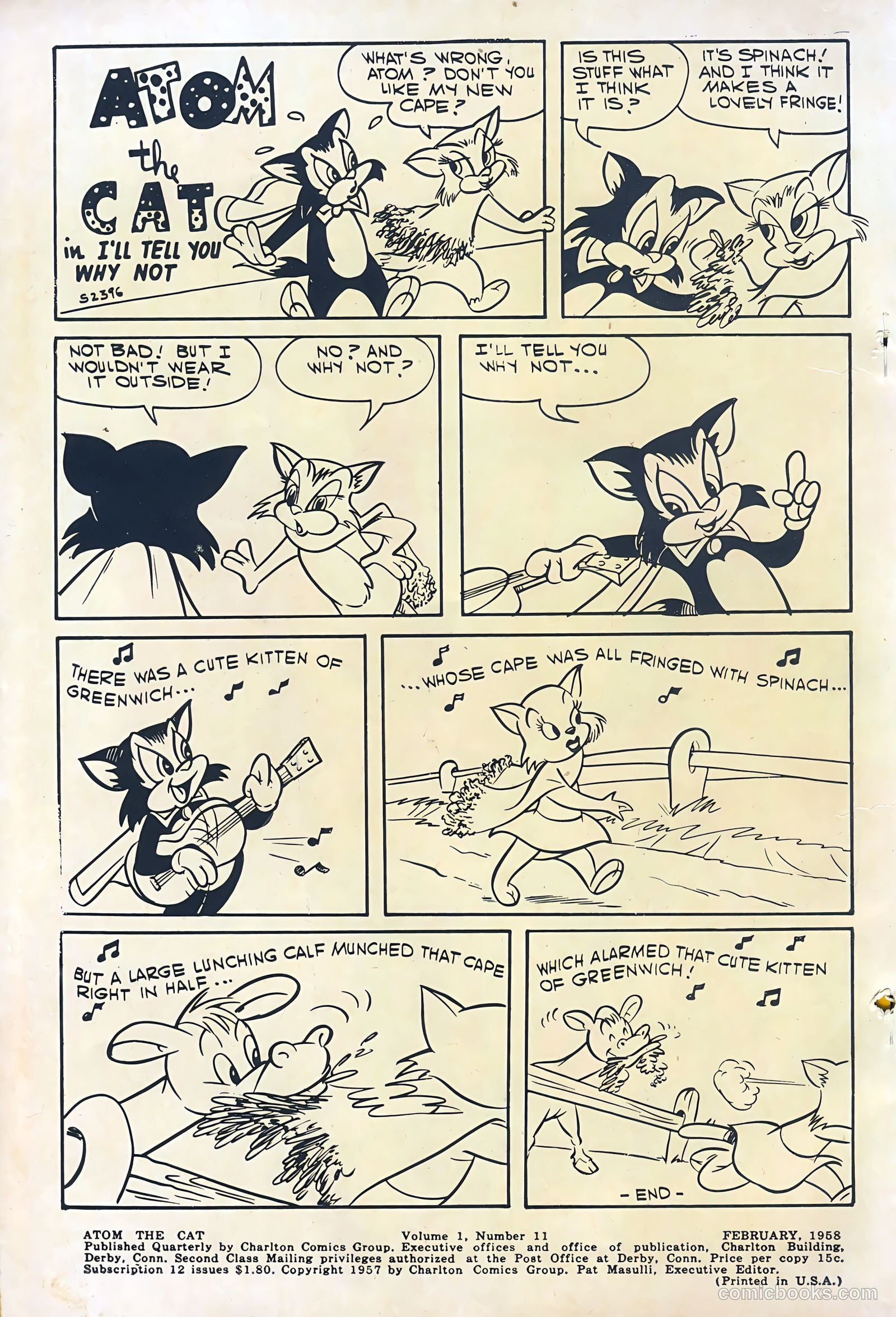 Atom the Cat #11 (1958) — page 2 of 68