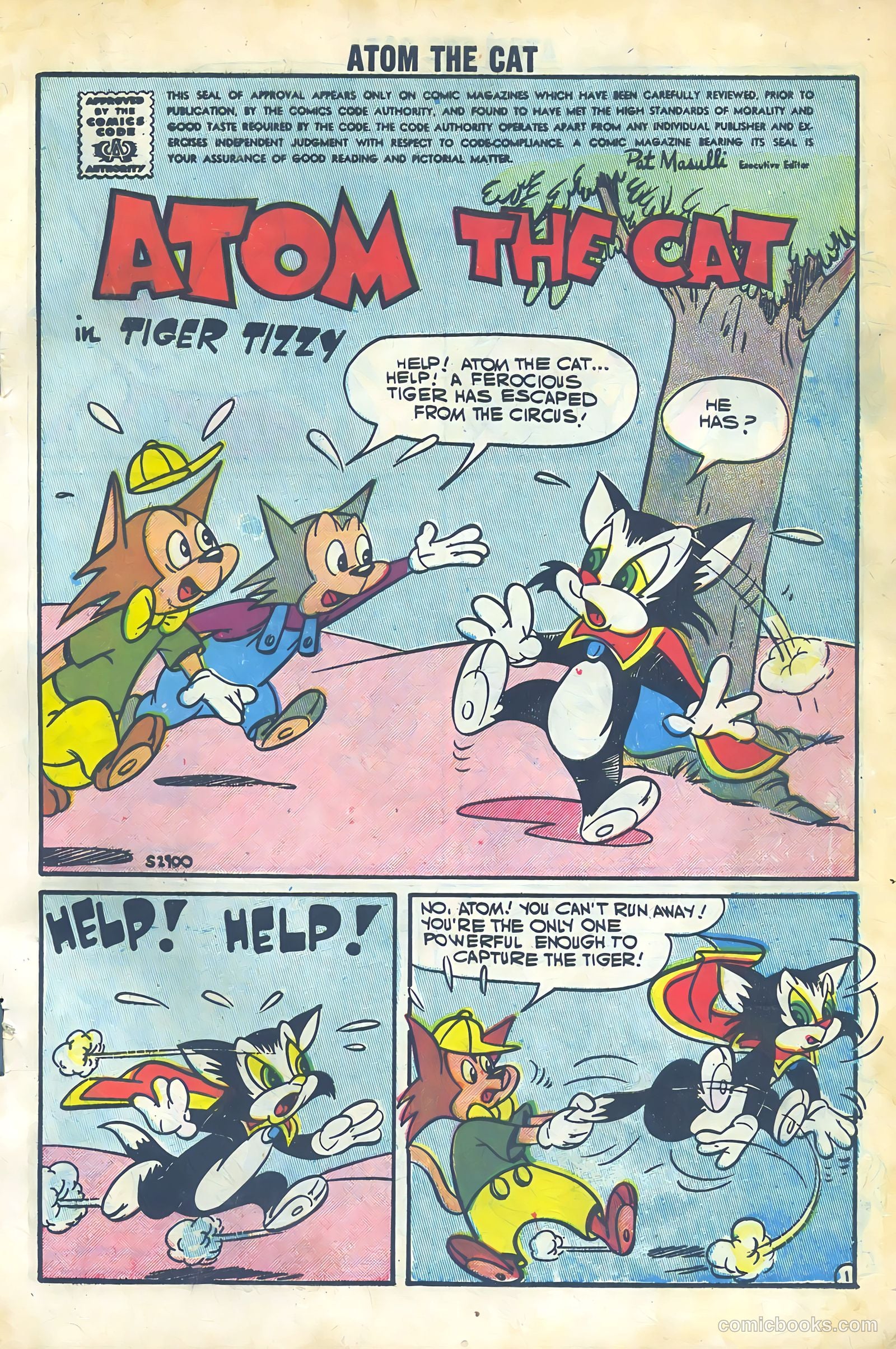 Atom the Cat #11 (1958) — page 3 of 68