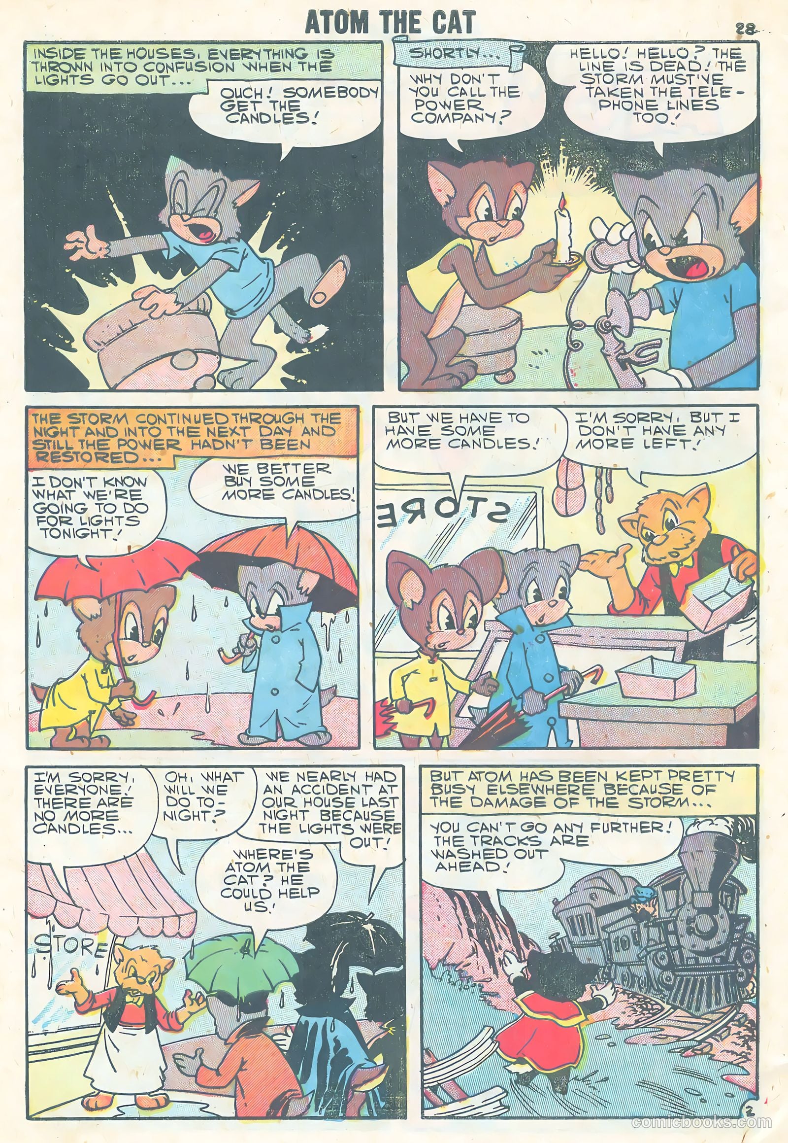 Atom the Cat #13 (1958) — page 30 of 36