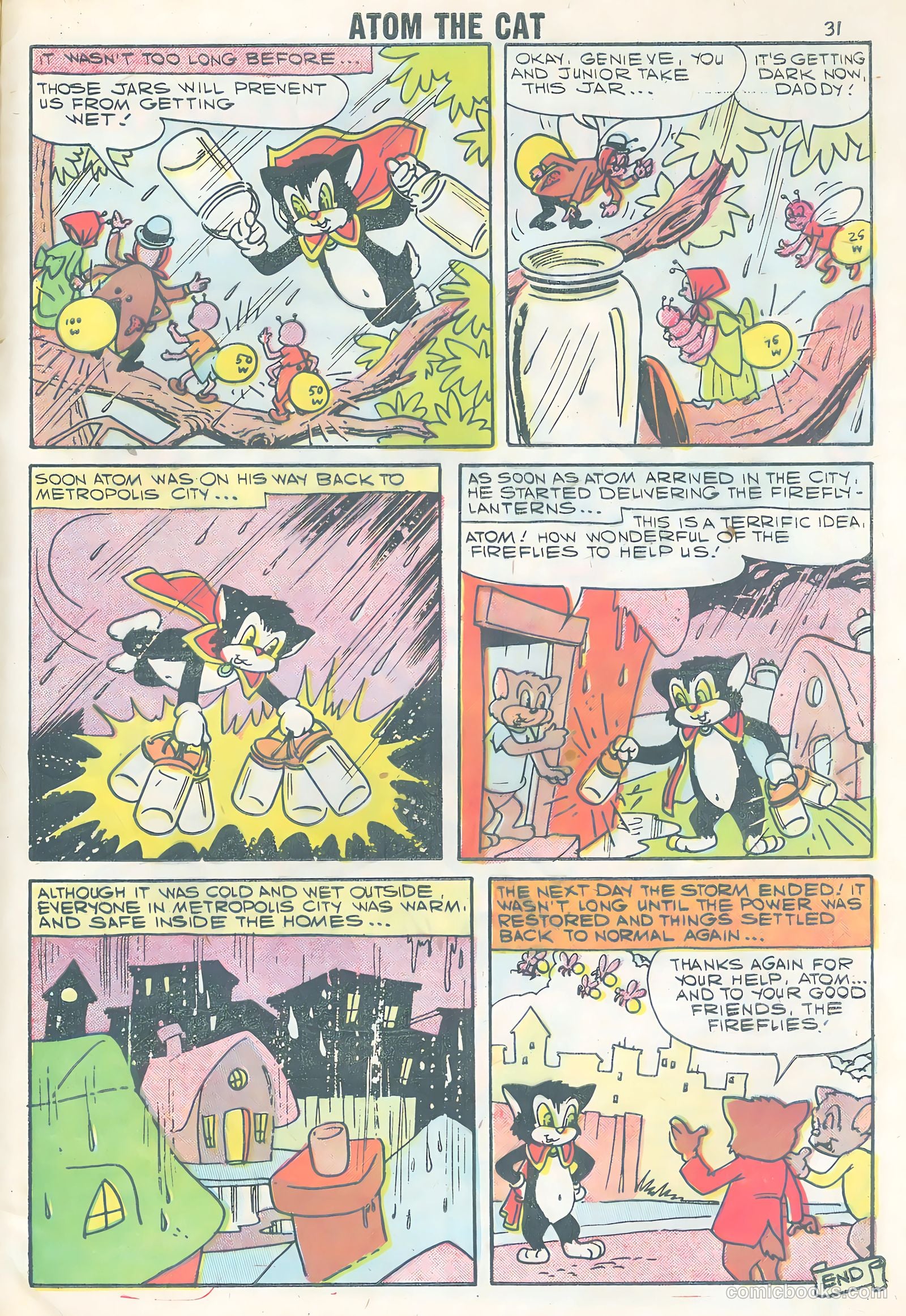 Atom the Cat #13 (1958) — page 33 of 36