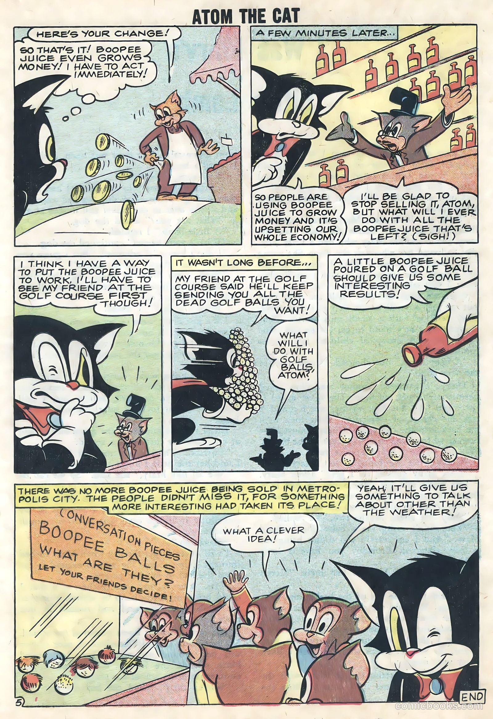 Atom the Cat #14 (1959) — page 19 of 36