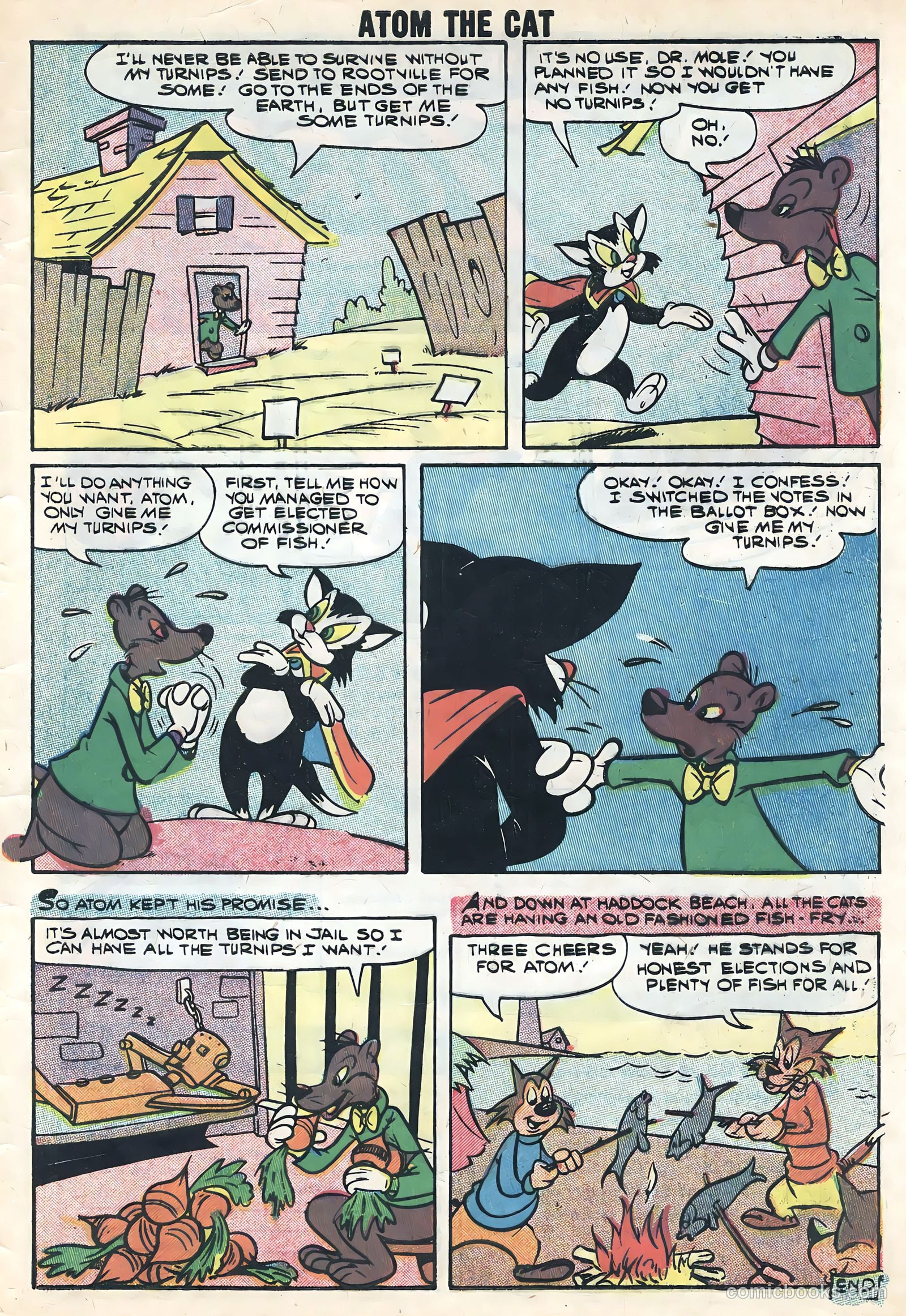 Atom the Cat #14 (1959) — page 33 of 36