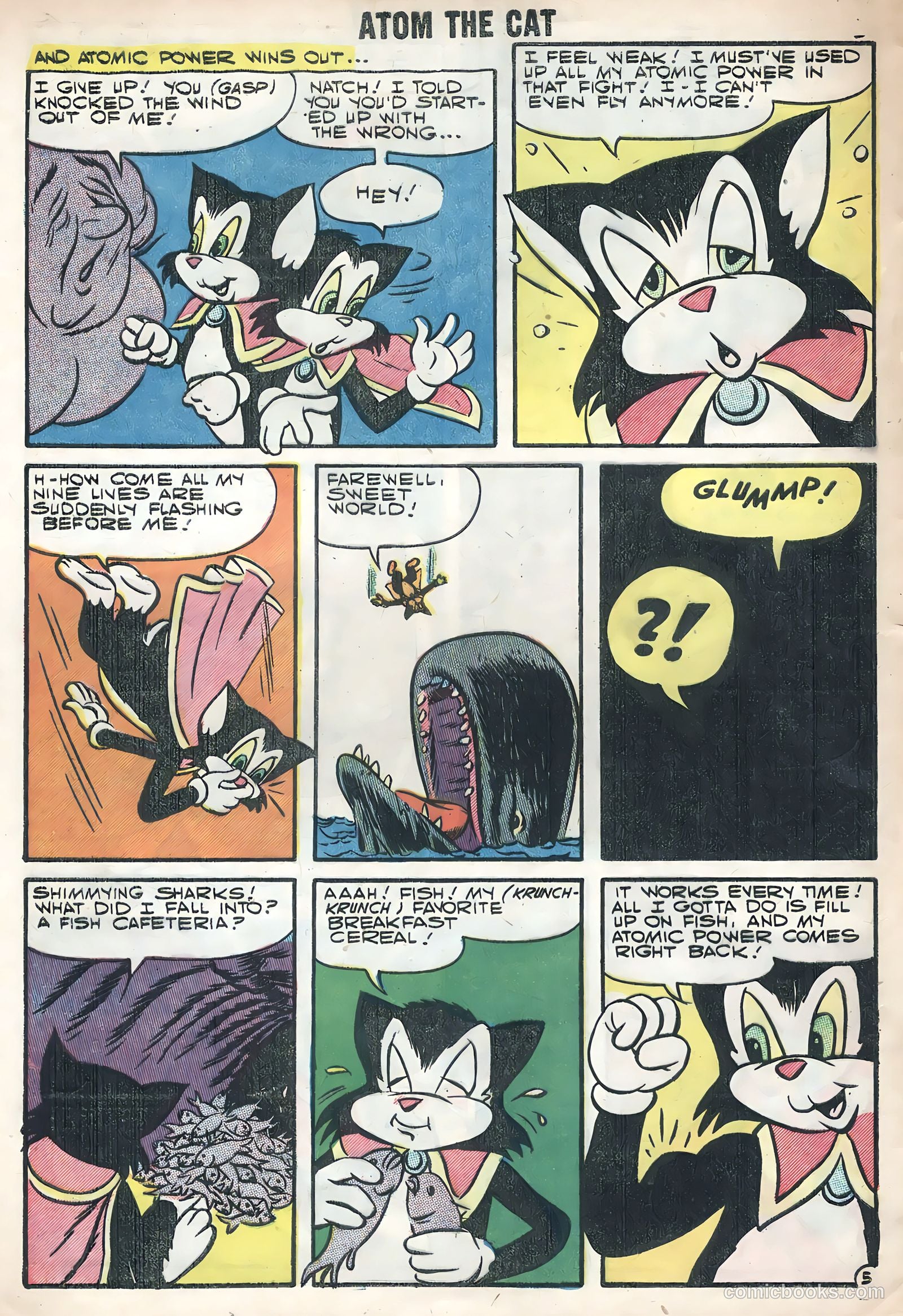 Atom the Cat #15 (1959) — page 8 of 35