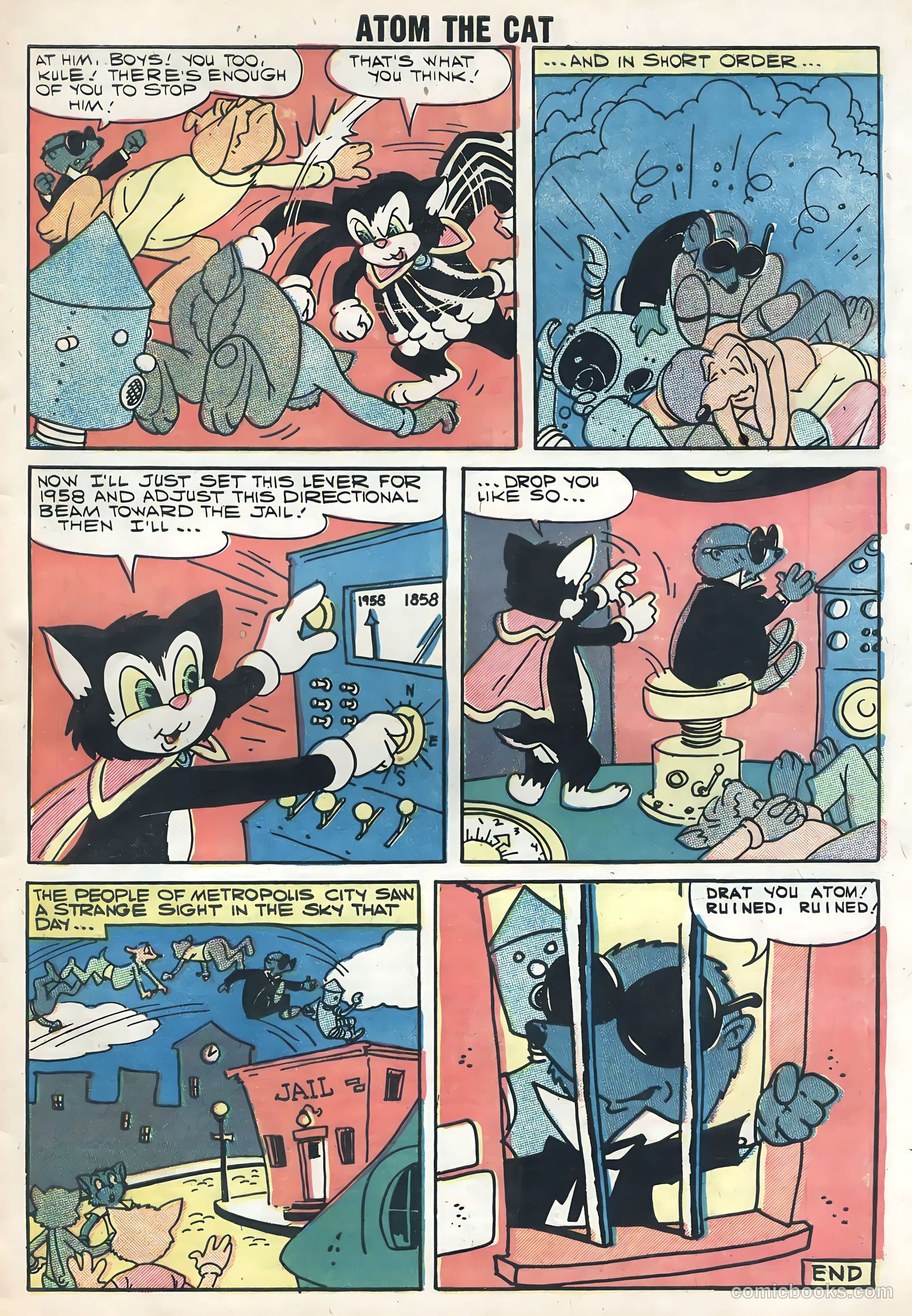 Atom the Cat #16 (1959) — page 33 of 36