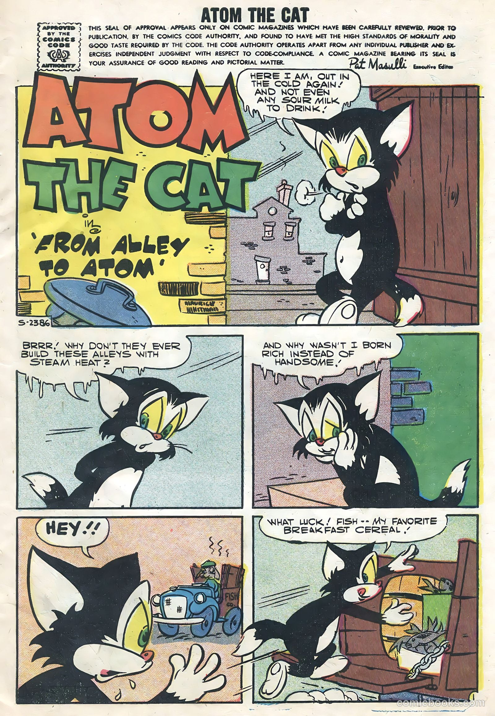 Atom the Cat #9 (1957) — page 3 of 36