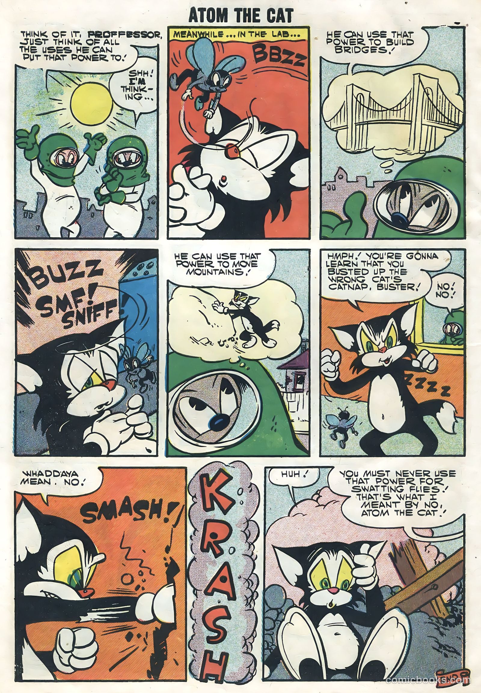 Atom the Cat #9 (1957) — page 10 of 36