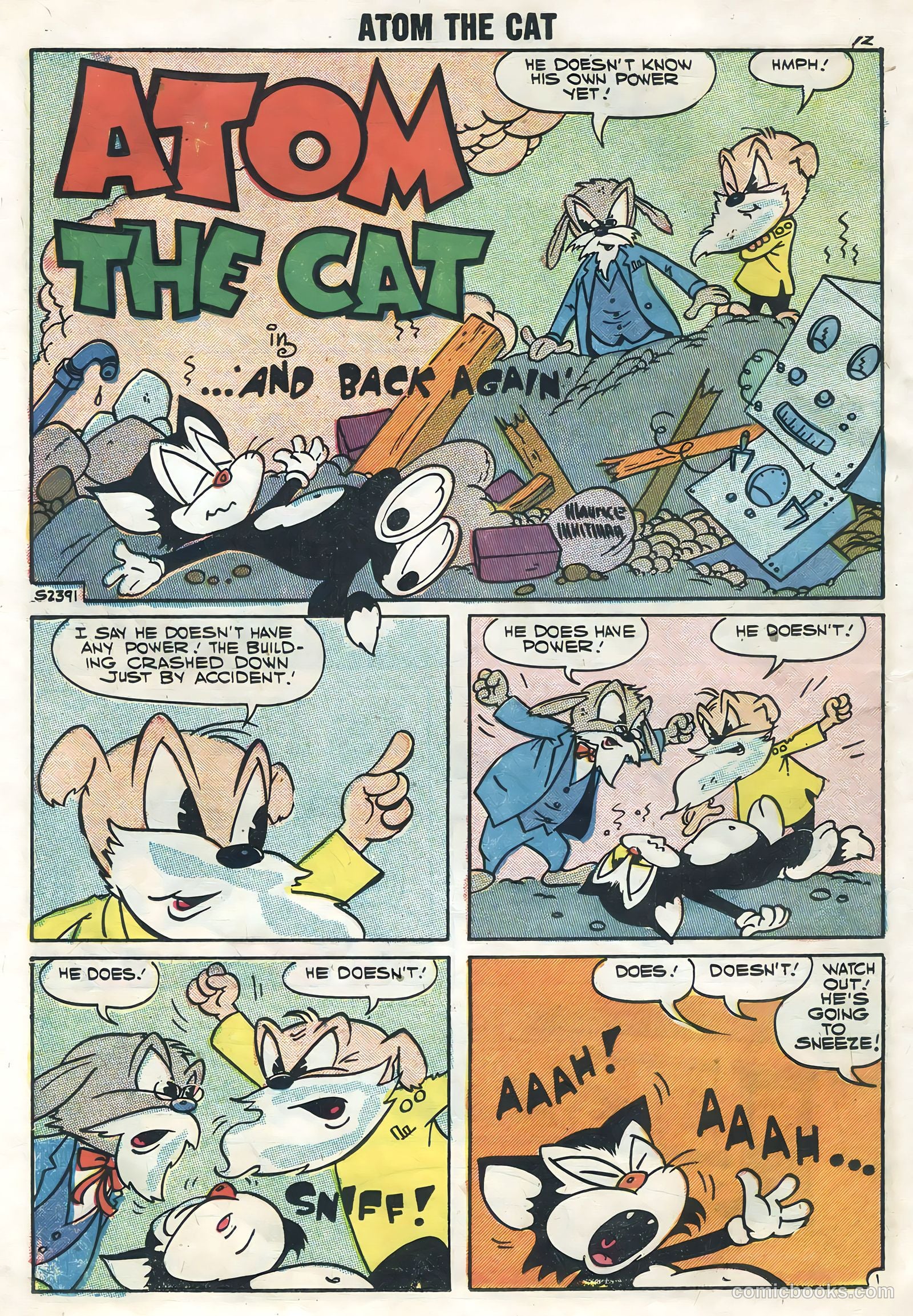 Atom the Cat #9 (1957) — page 14 of 36