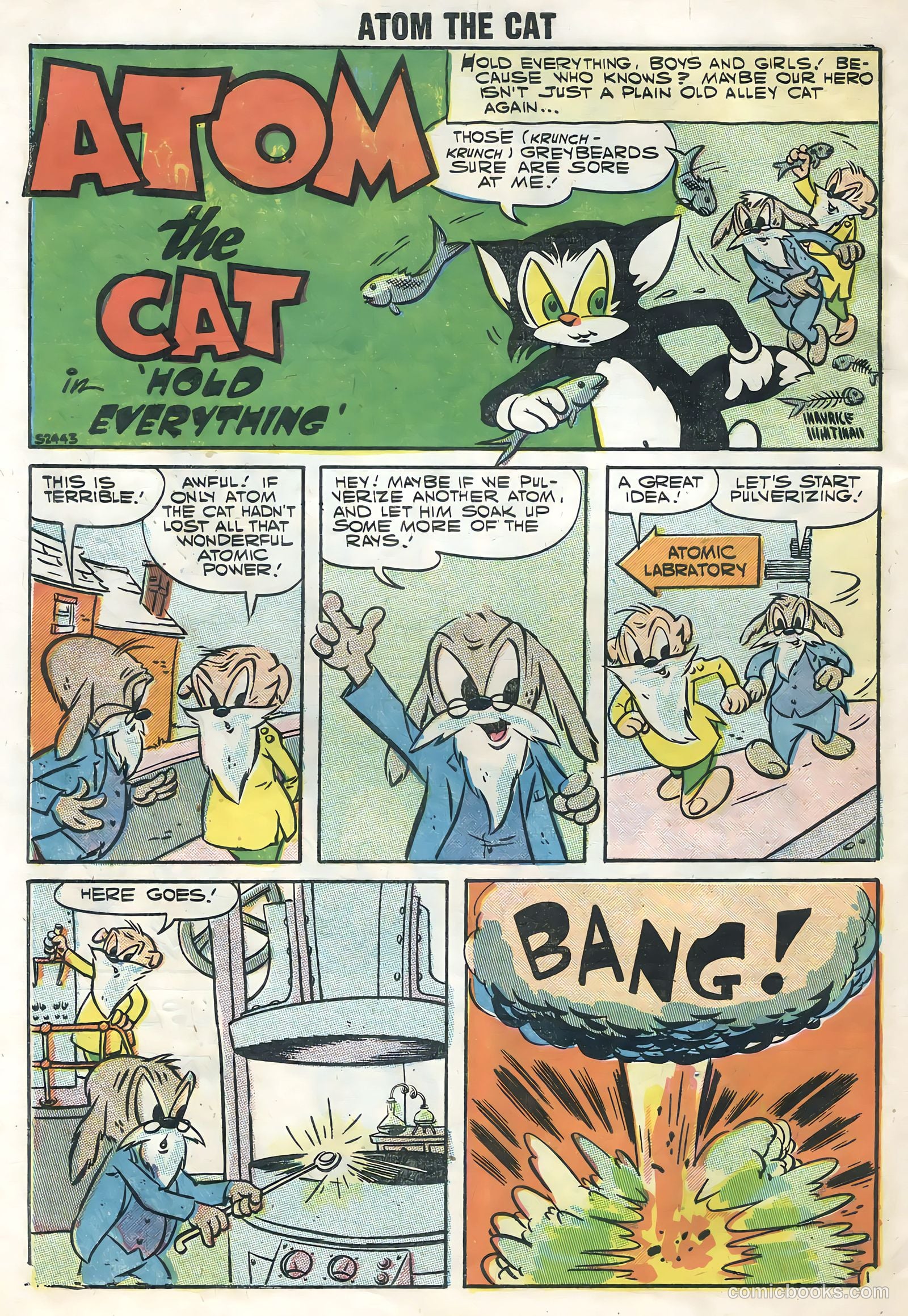 Atom the Cat #9 (1957) — page 30 of 36