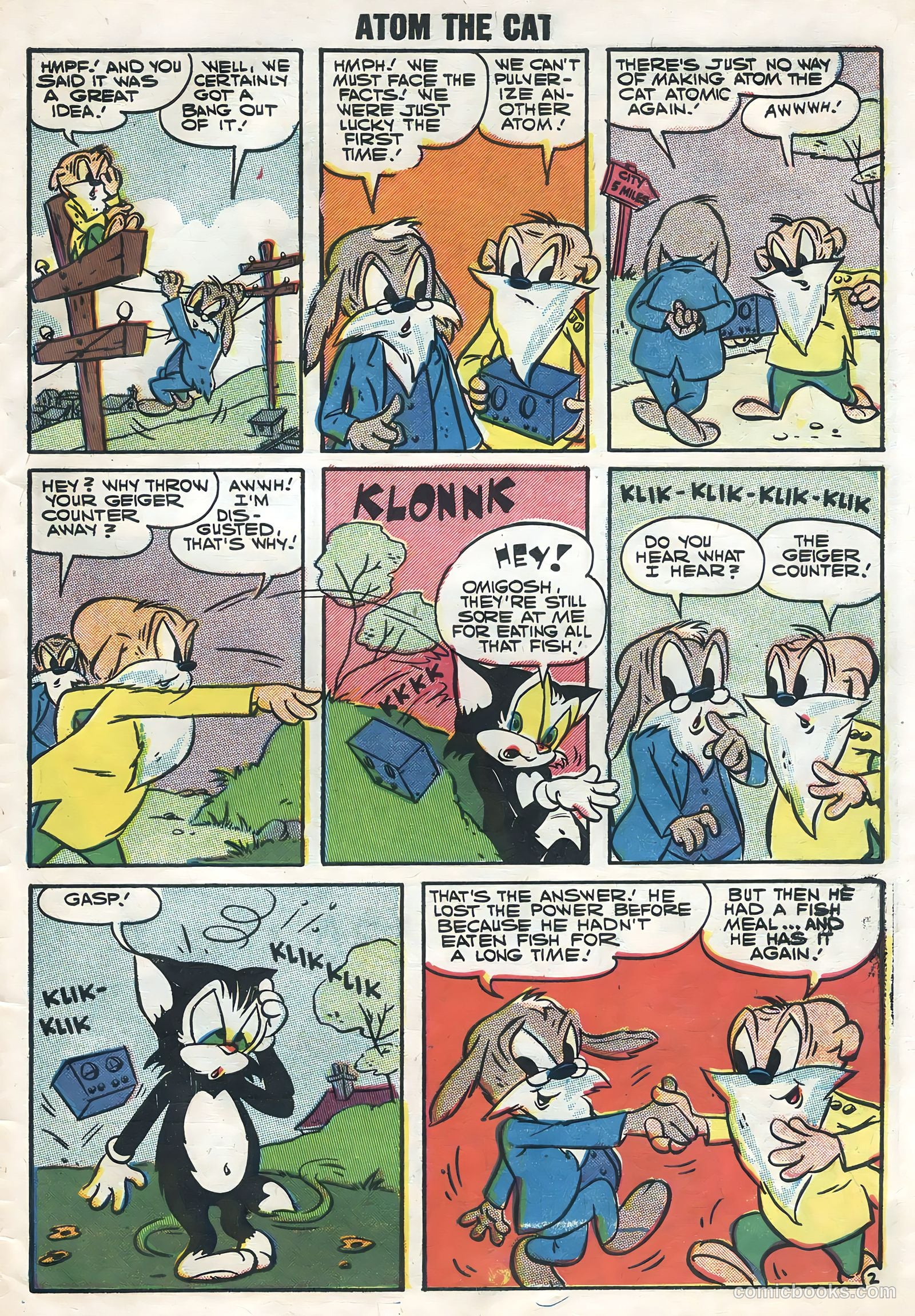 Atom the Cat #9 (1957) — page 31 of 36