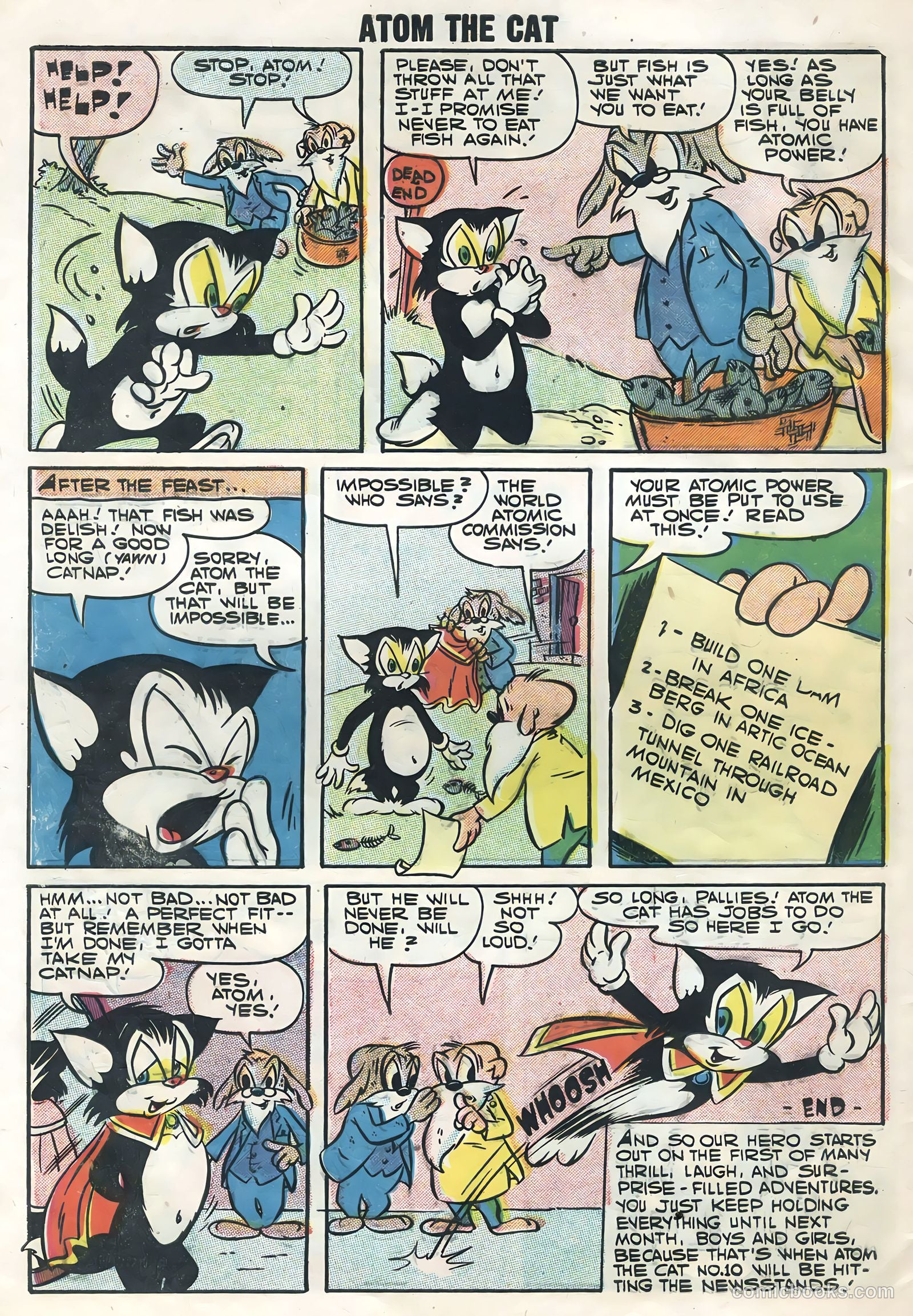 Atom the Cat #9 (1957) — page 32 of 36