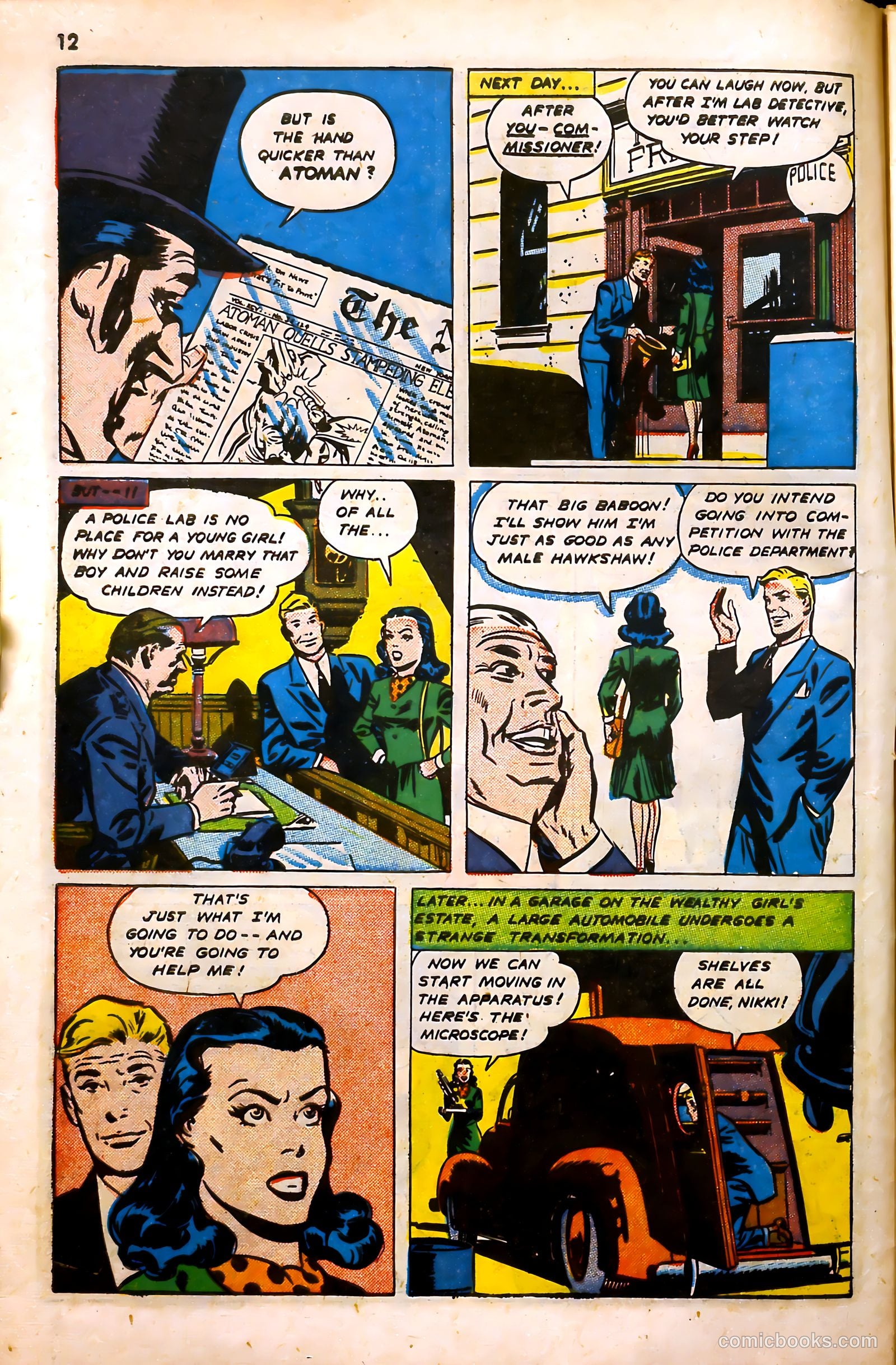 Atoman #2 (1946) — page 12 of 52