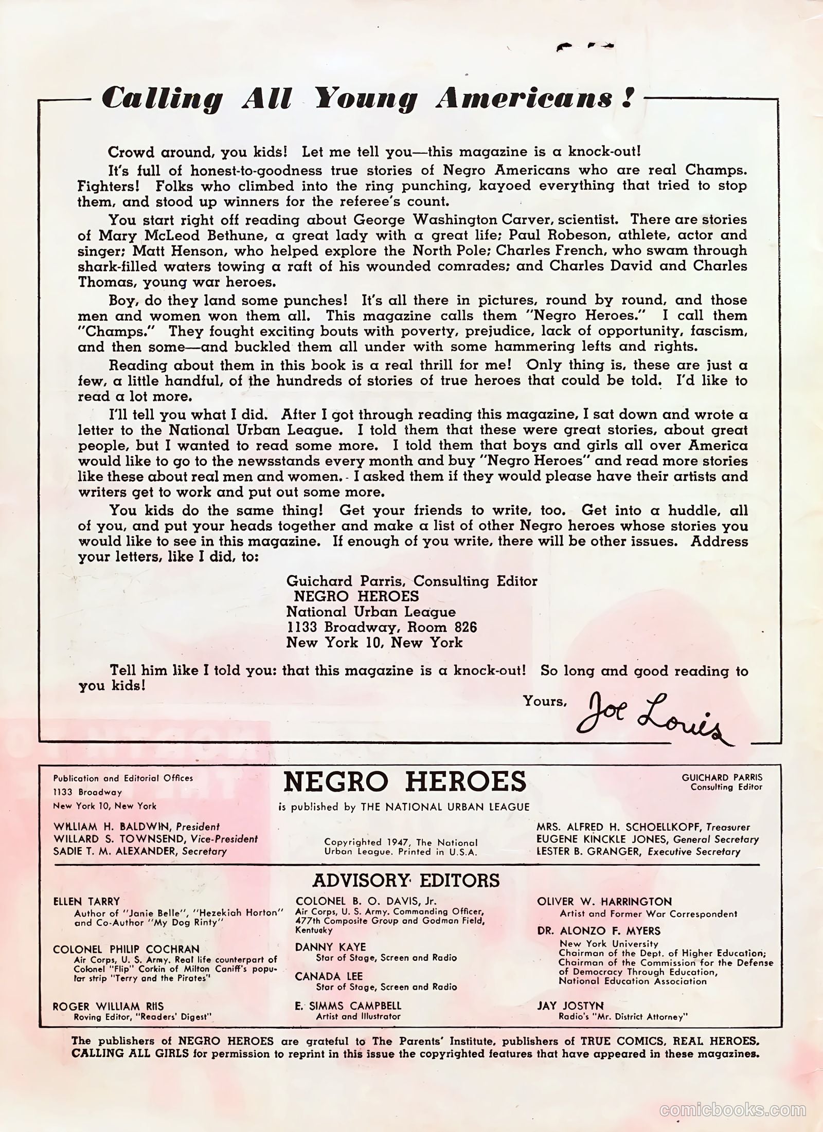 Negro Heroes #1 (1947) — page 2 of 36