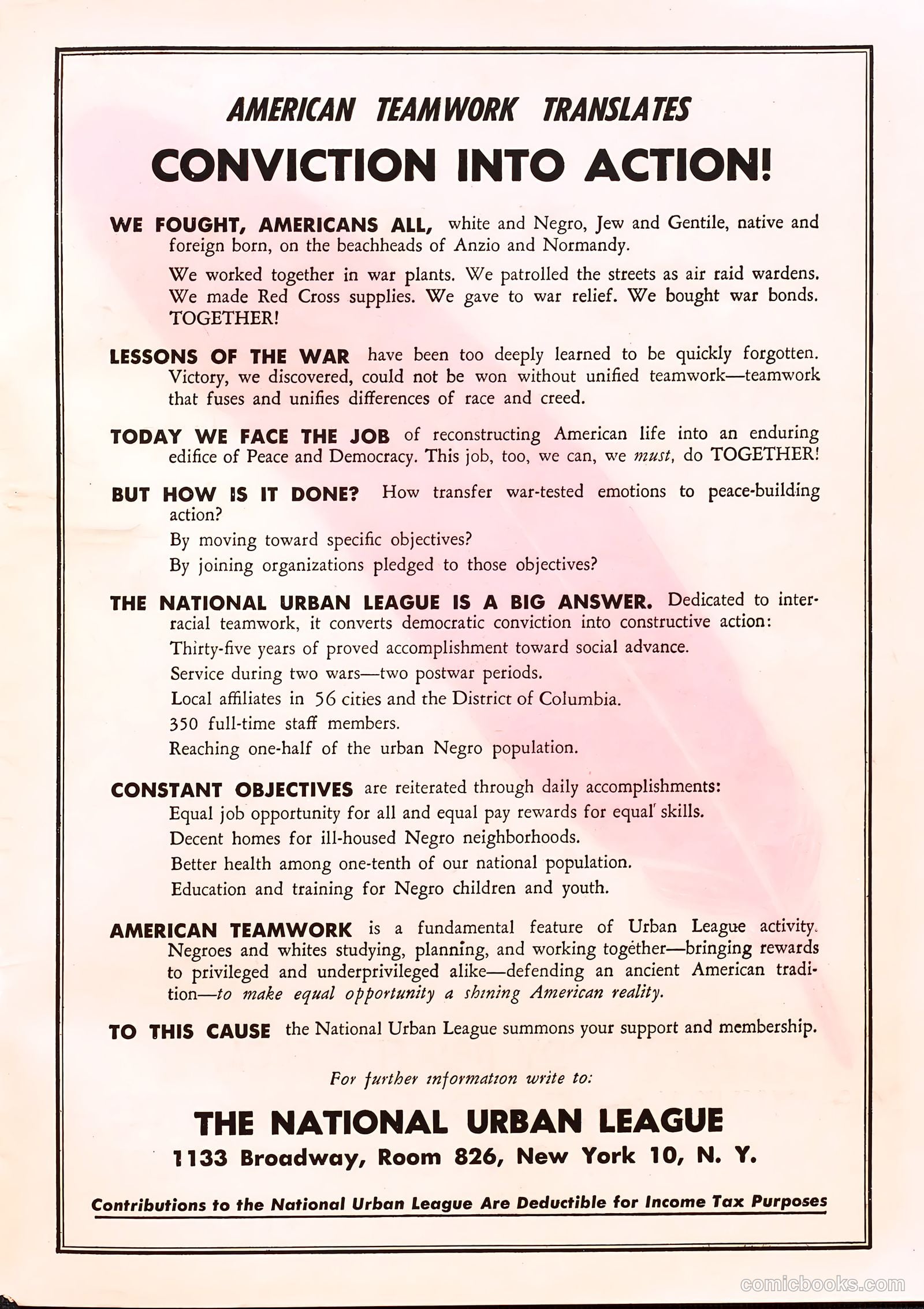 Negro Heroes #1 (1947) — page 35 of 36