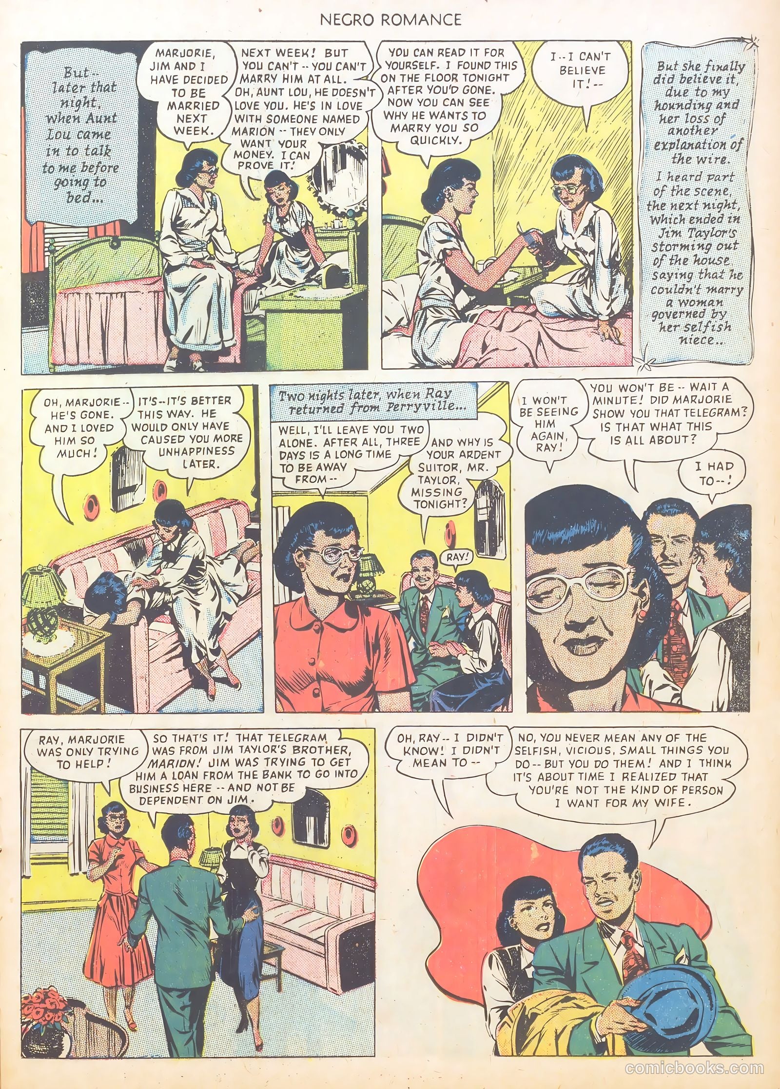 Negro Romance #1 (1950) — page 13 of 36