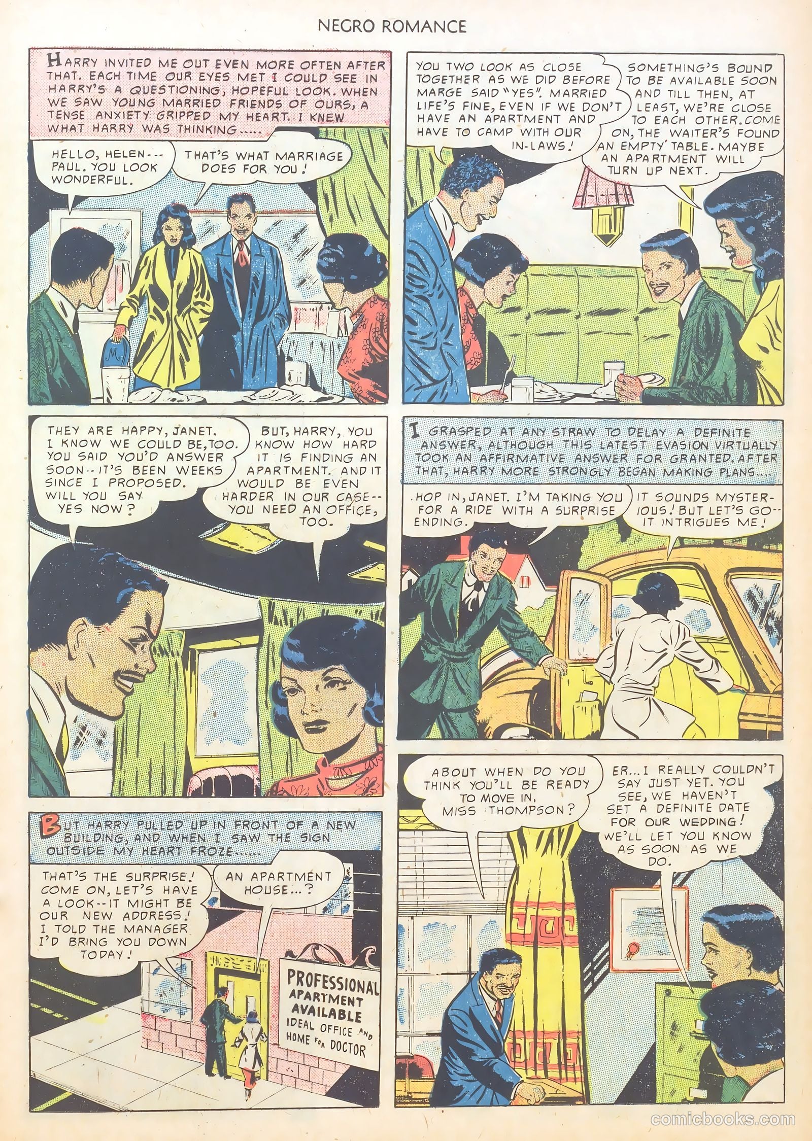 Negro Romance #1 (1950) — page 17 of 36