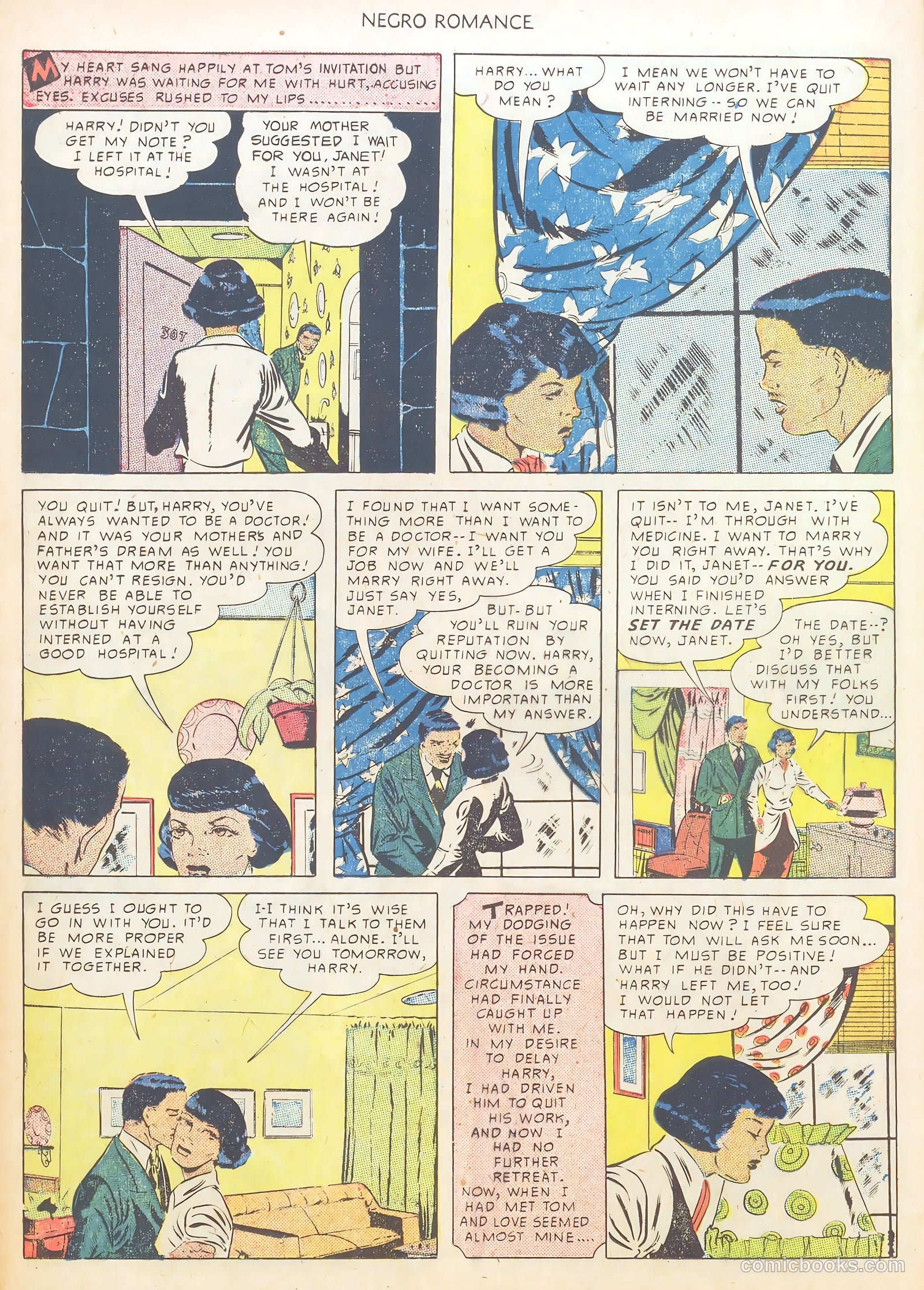 Negro Romance #1 (1950) — page 20 of 36