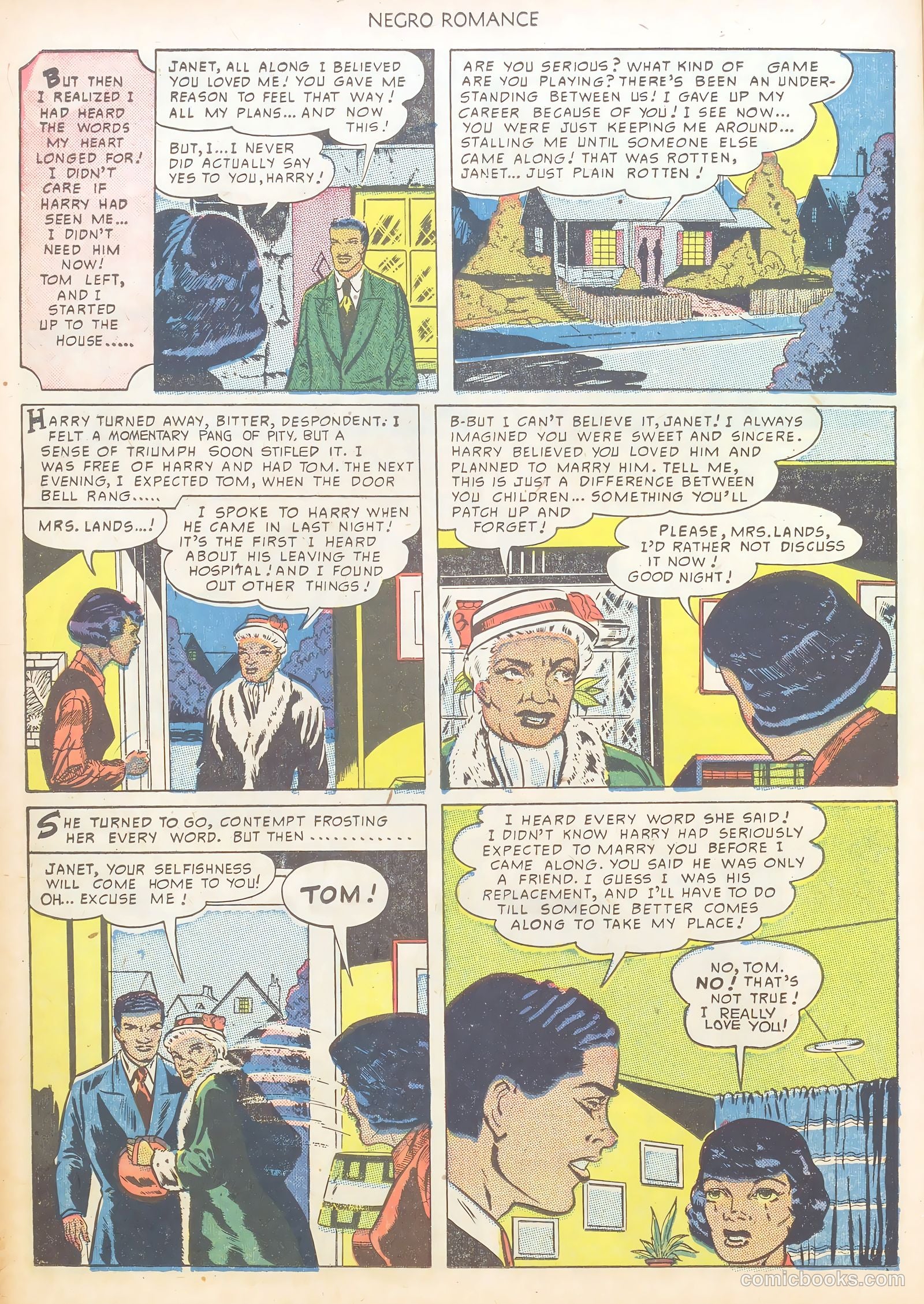 Negro Romance #1 (1950) — page 22 of 36