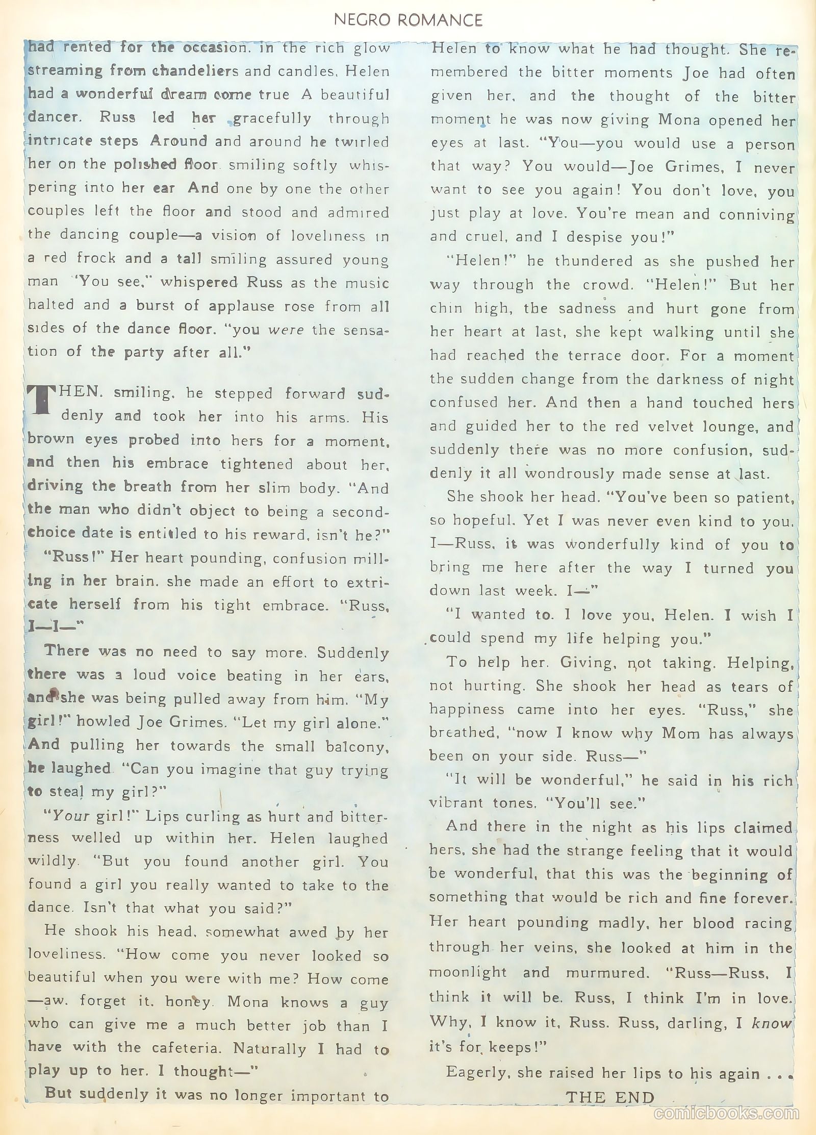 Negro Romance #1 (1950) — page 26 of 36
