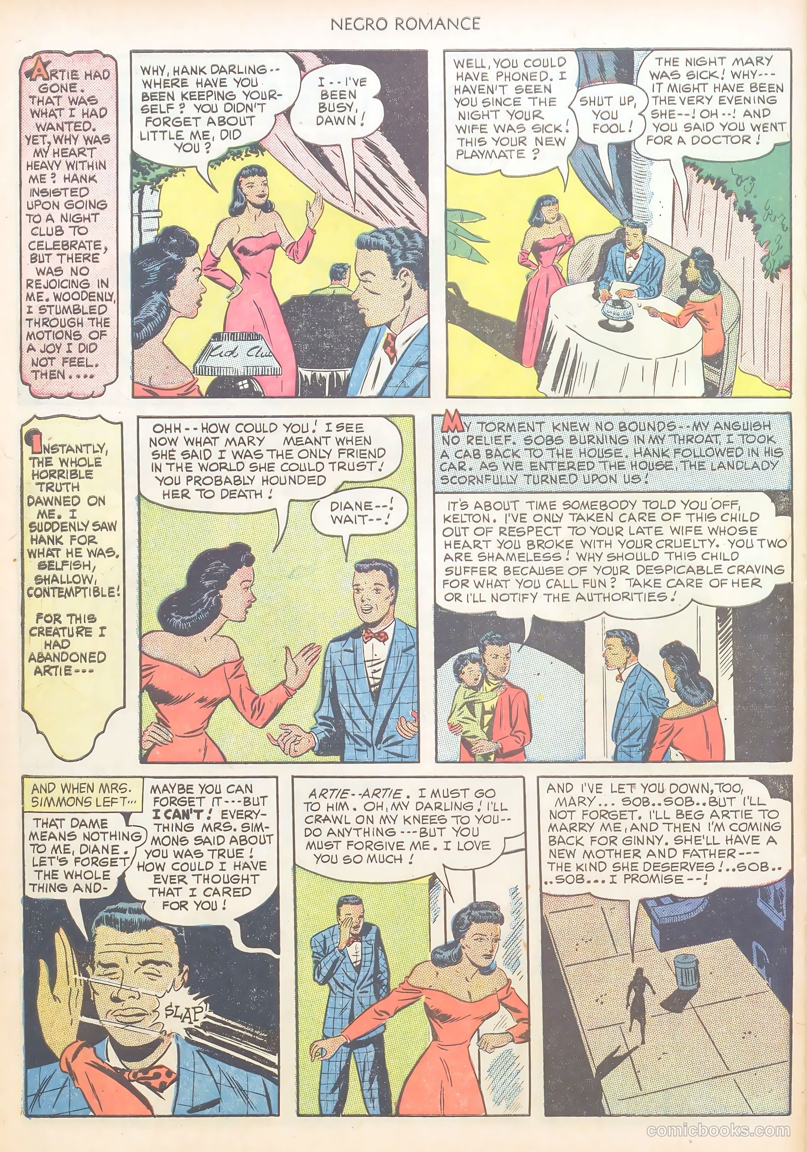 Negro Romance #1 (1950) — page 34 of 36