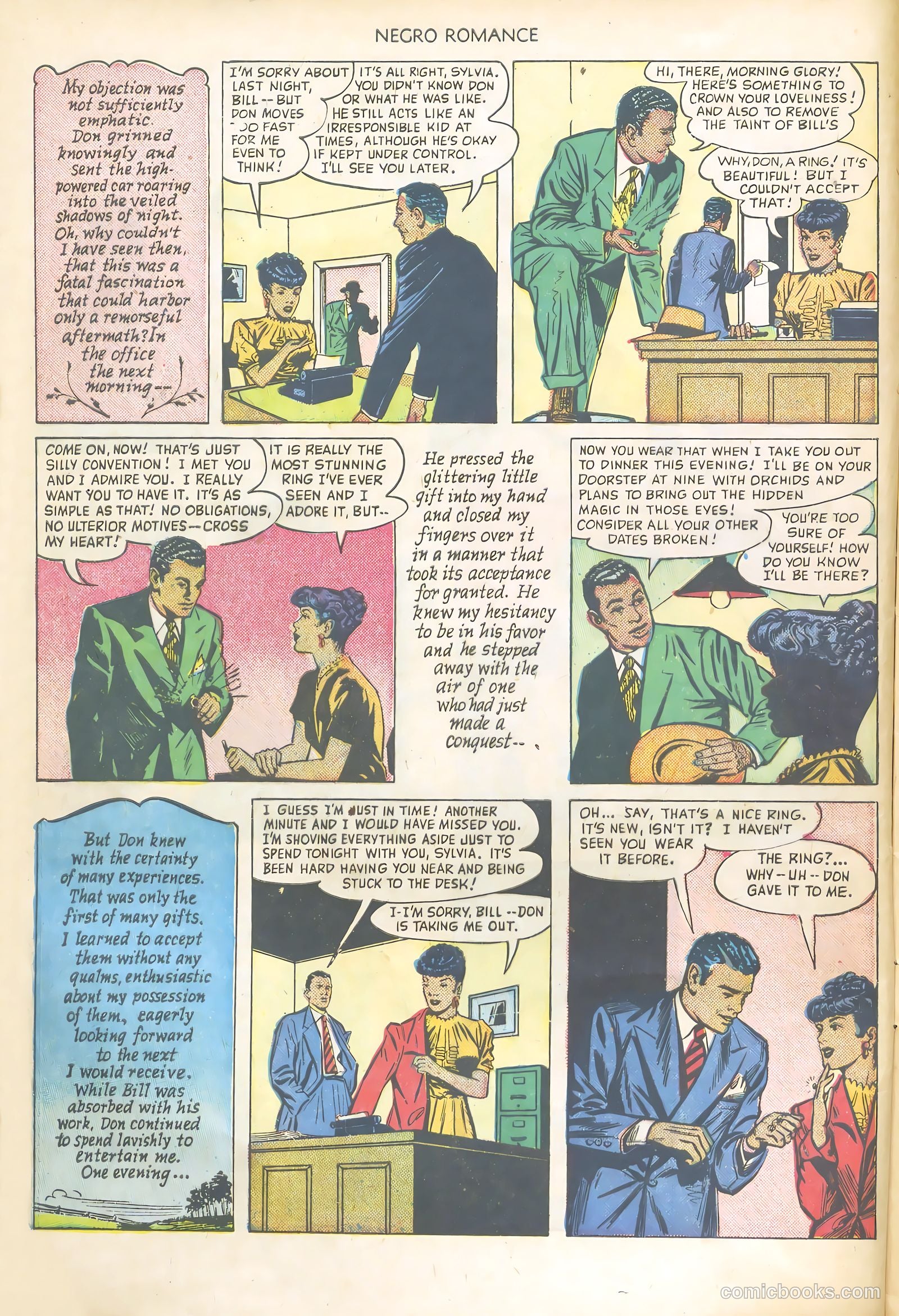 Negro Romance #3 (1950) — page 8 of 36