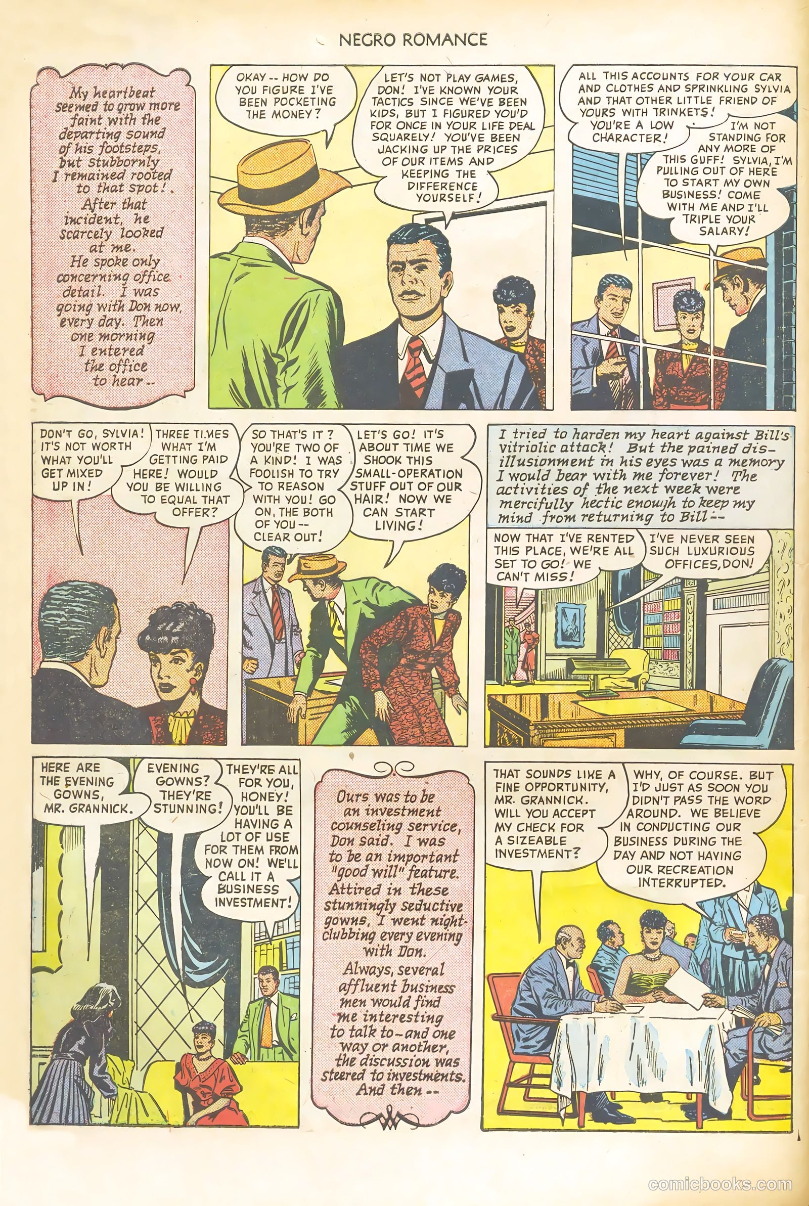 Negro Romance #3 (1950) — page 10 of 36
